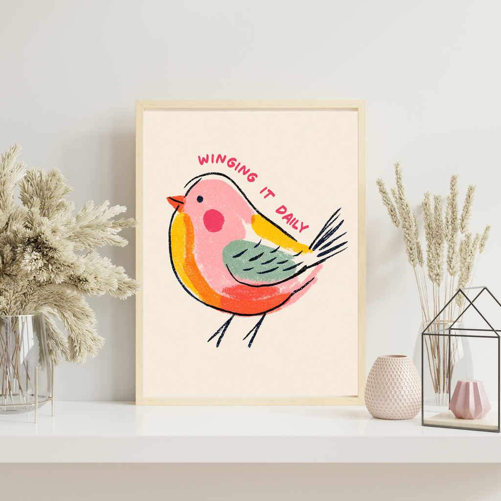 Winging it Daily | PosterStudio Dopamine Collection