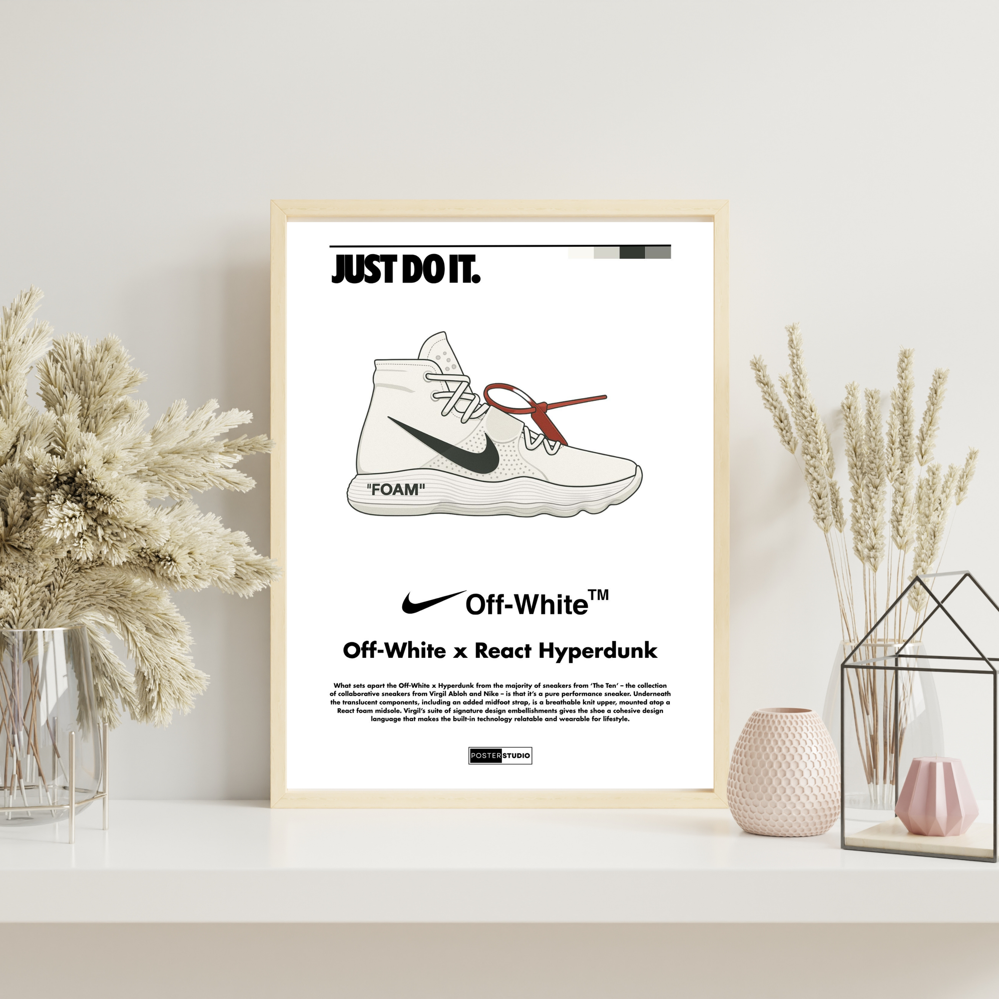 Nike x Off-White 'React Hyperdunk' | PosterStudio Sneaker Collection
