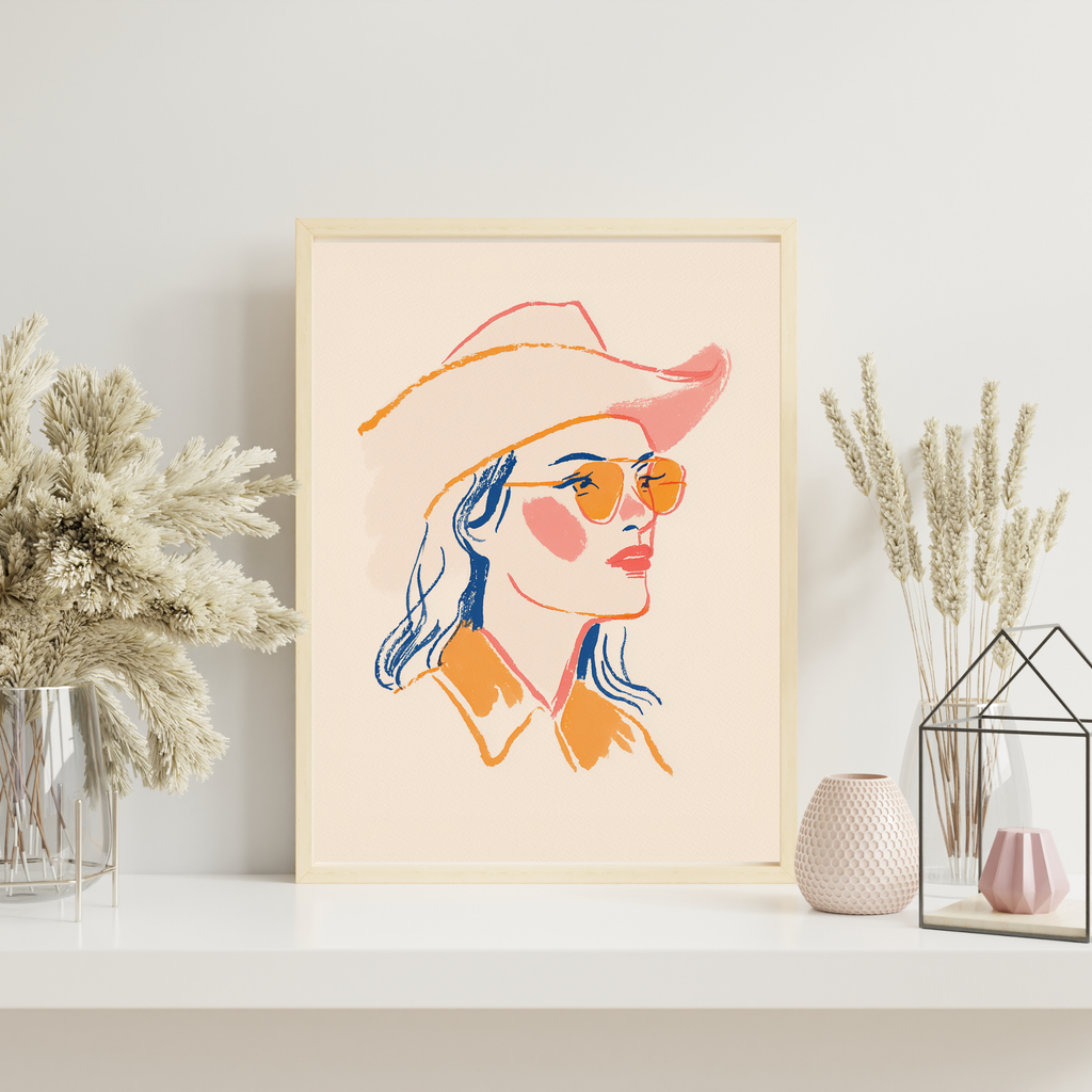 Cow Girl | PosterStudio Dopamine Collection