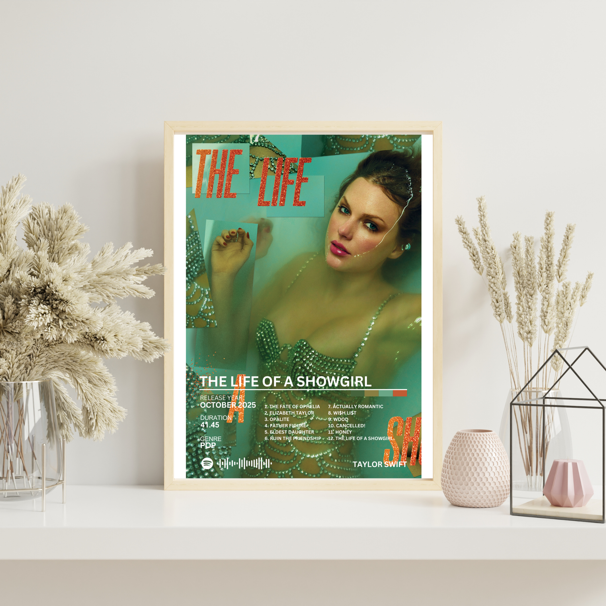 The Life of a Showgirl - Taylor Swift 2 | PosterStudio Album Collection