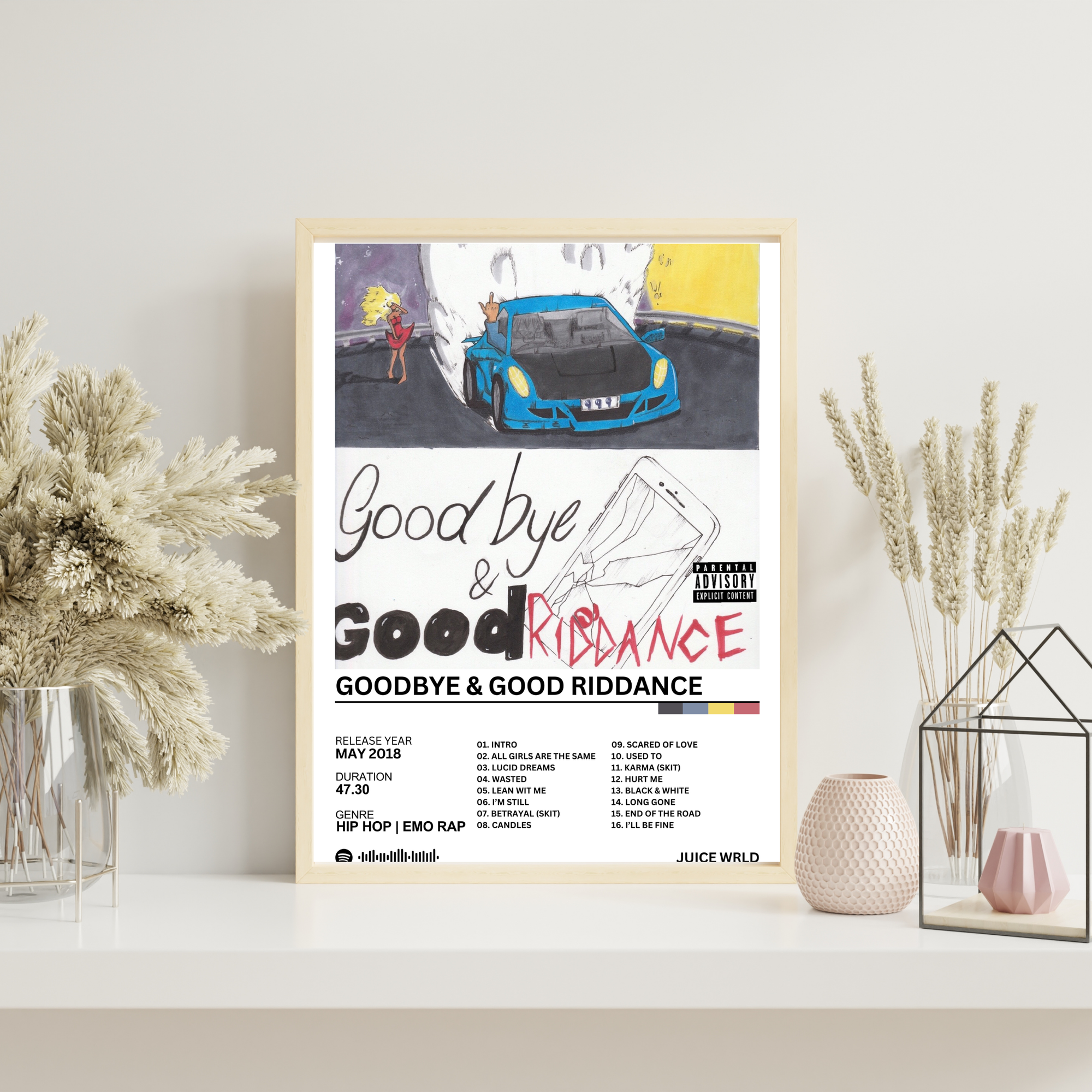 Goodbye & Goodridance - Juice Wrld | PosterStudio Album Collection