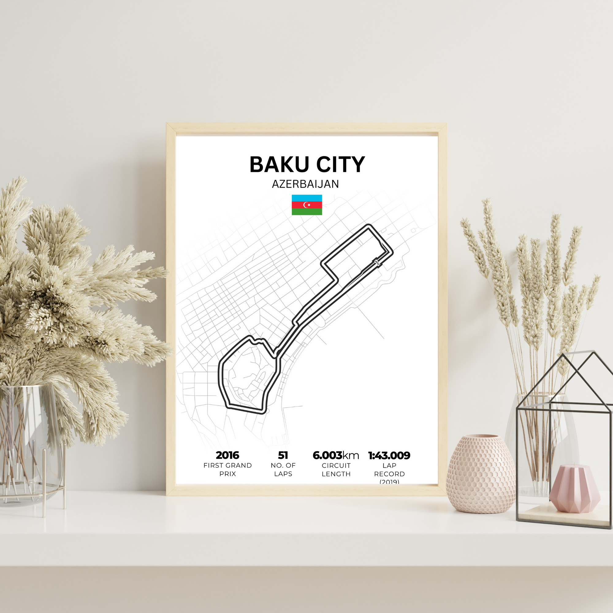 Baku | PosterStudio Formula One Collection