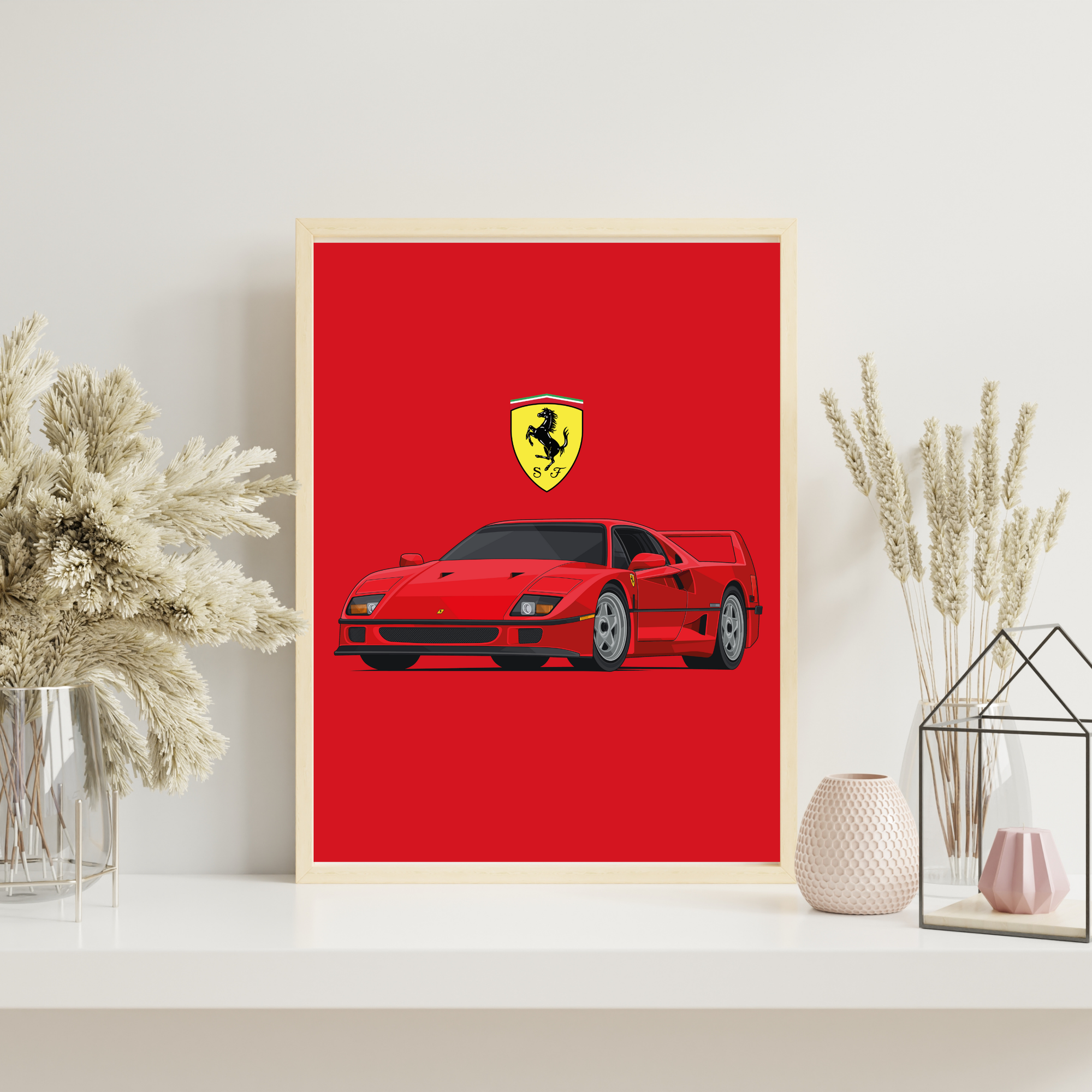 Ferrari F40 | PosterStudio Automotive Collection