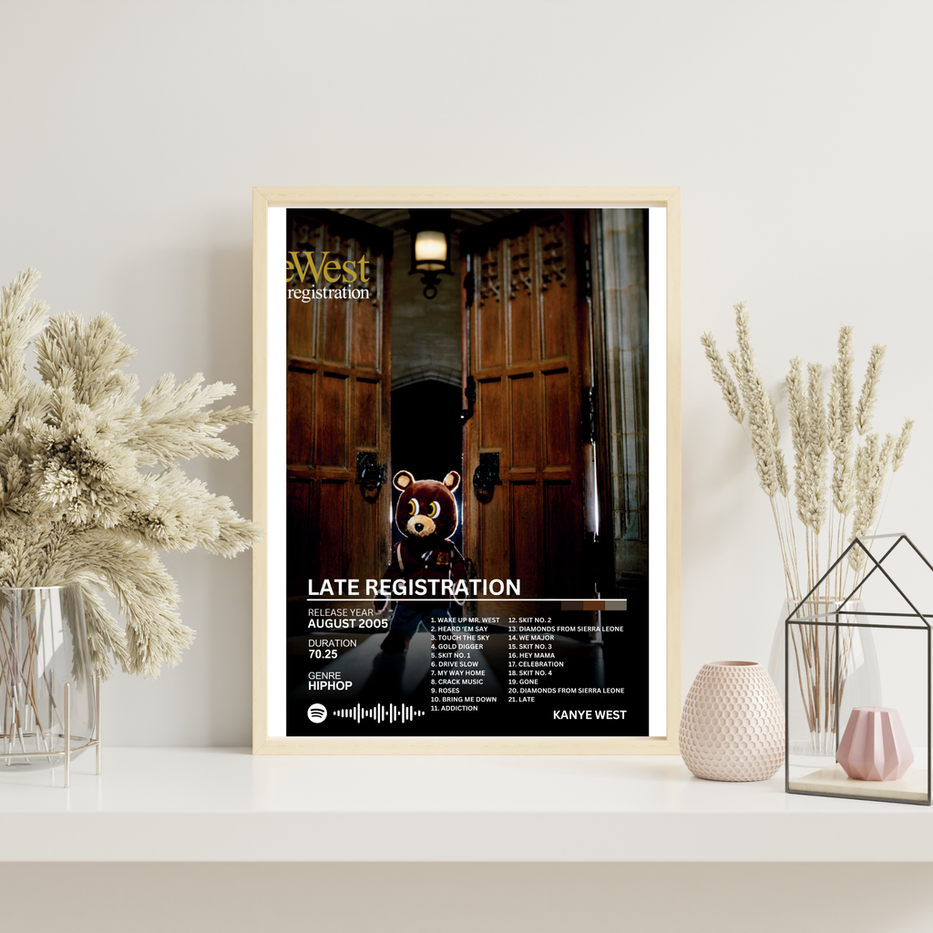 Late Registration - Kanye West 2 | PosterStudio Album Collection