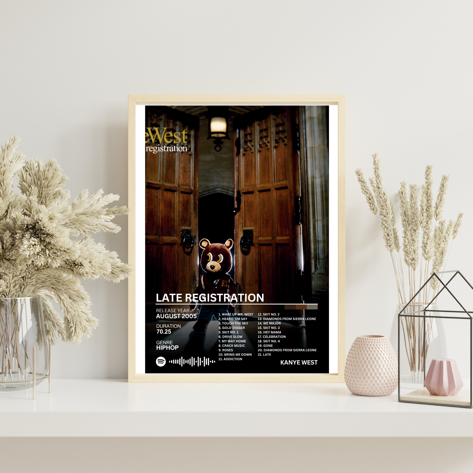 Late Registration - Kanye West 2 | PosterStudio Album Collection