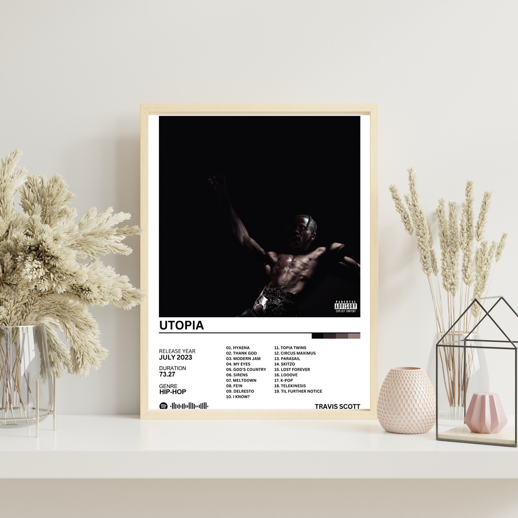 Utopia - Travis Scott | PosterStudio Album Collection