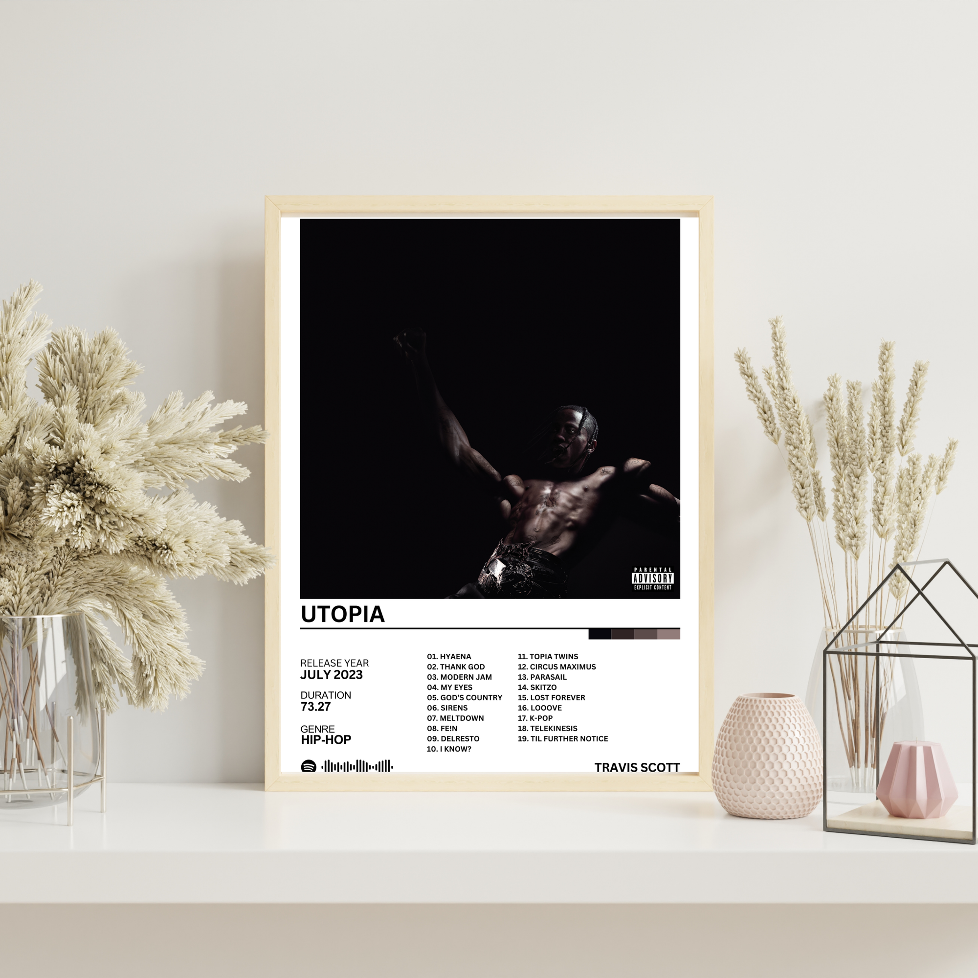 Utopia - Travis Scott | PosterStudio Album Collection