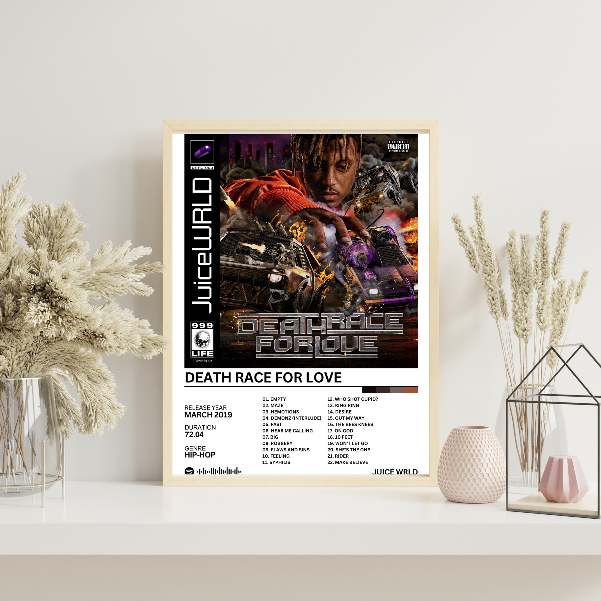 Death Race For Love - Juice Wrld | PosterStudio Album Collection