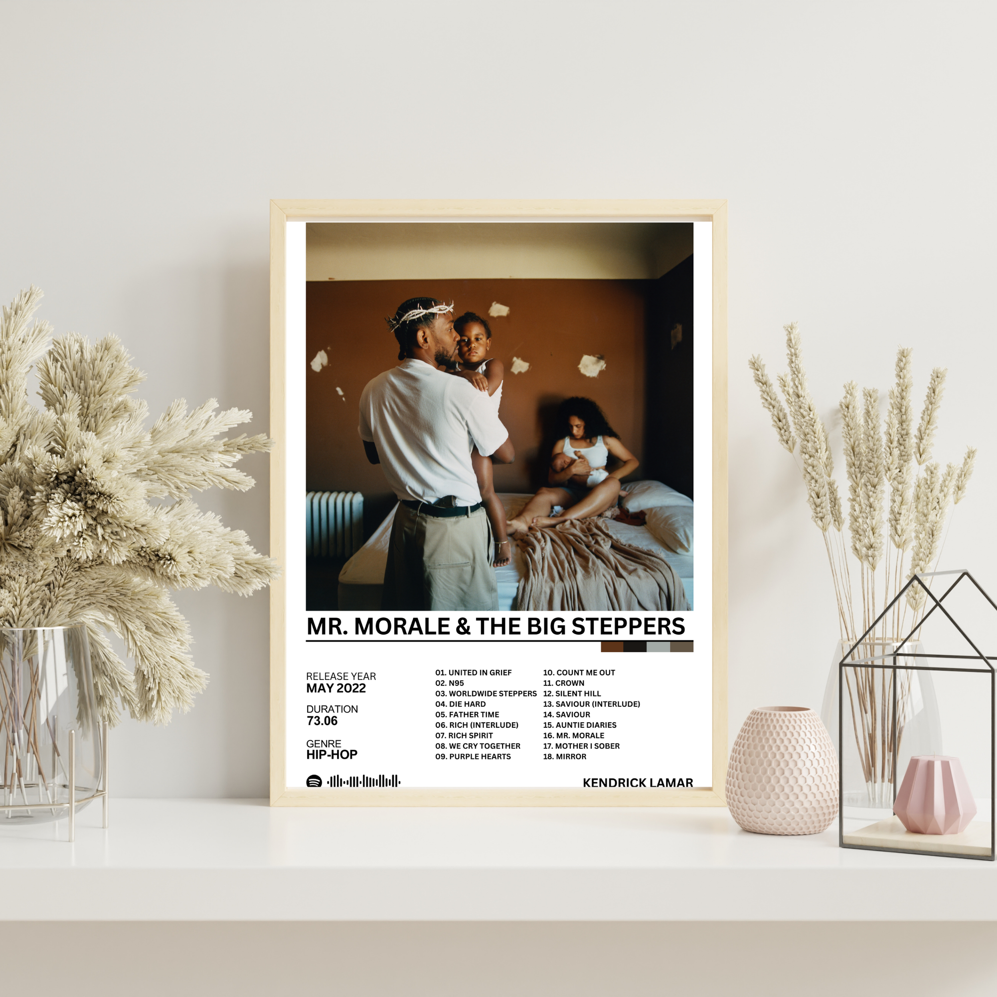Mr. Morale & the Big Steppers - Kendrick Lamar | PosterStudio Album Collection