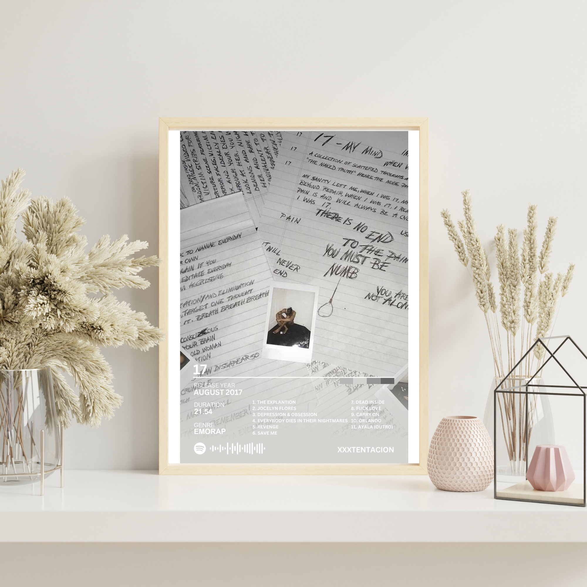 17 - xxxtentacion 2 | PosterStudio Album Collection