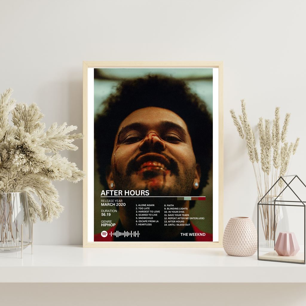 After Hours - The Weeknd 2 | PosterStudio Album Collection