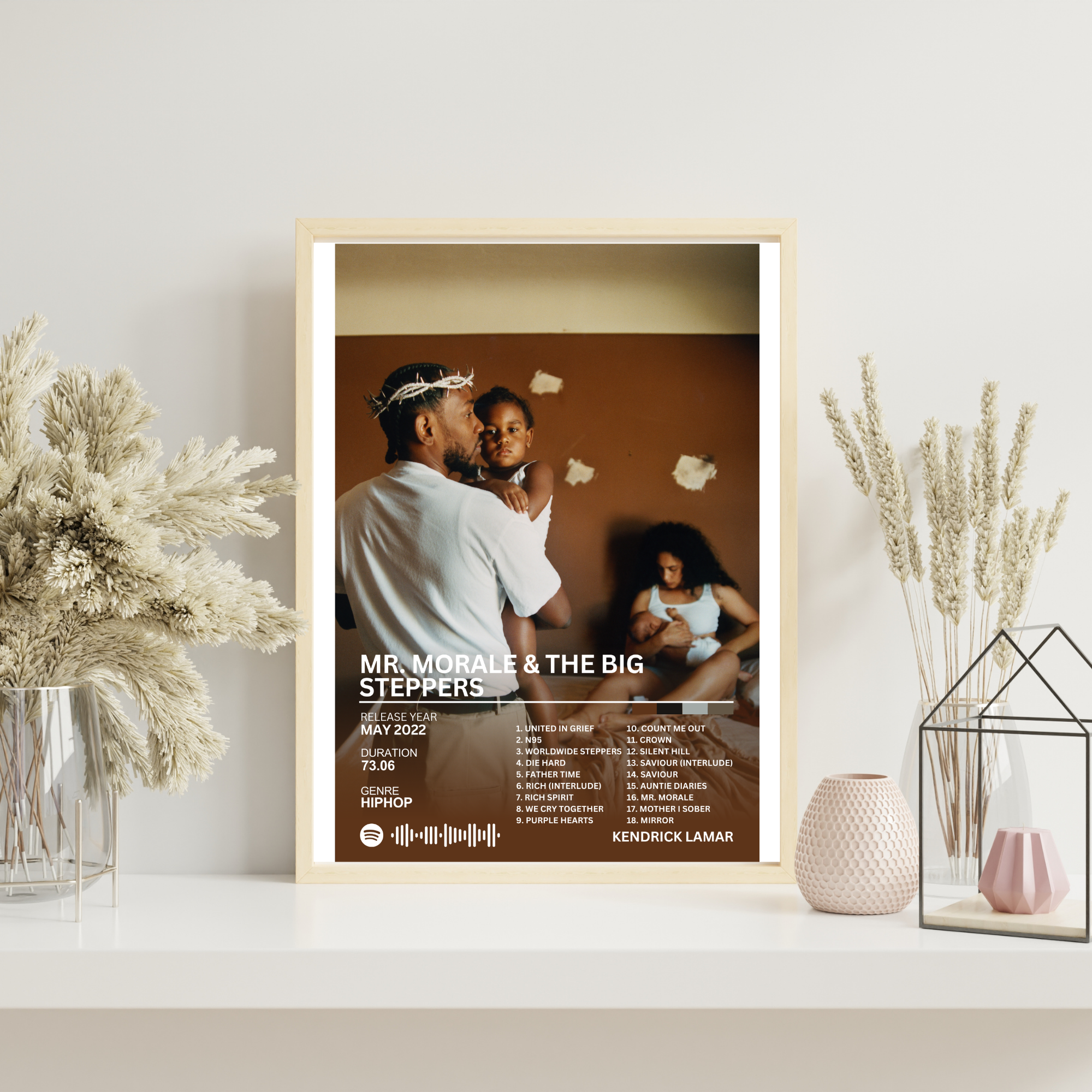 Mr. Morale & The Big Steppers - Kendrick Lamar 2 | PosterStudio Album Collection