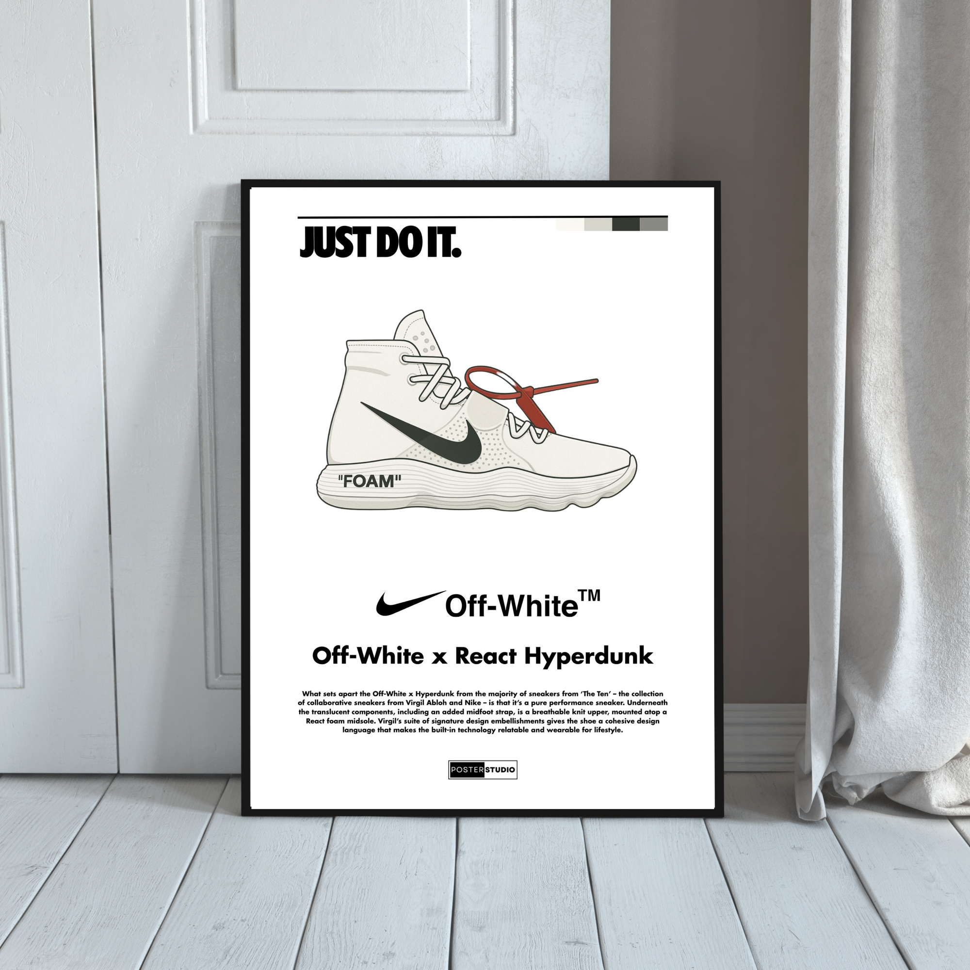 Nike x Off-White 'React Hyperdunk' | PosterStudio Sneaker Collection