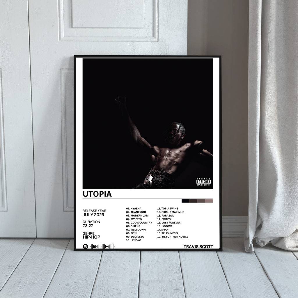 Utopia - Travis Scott | PosterStudio Album Collection