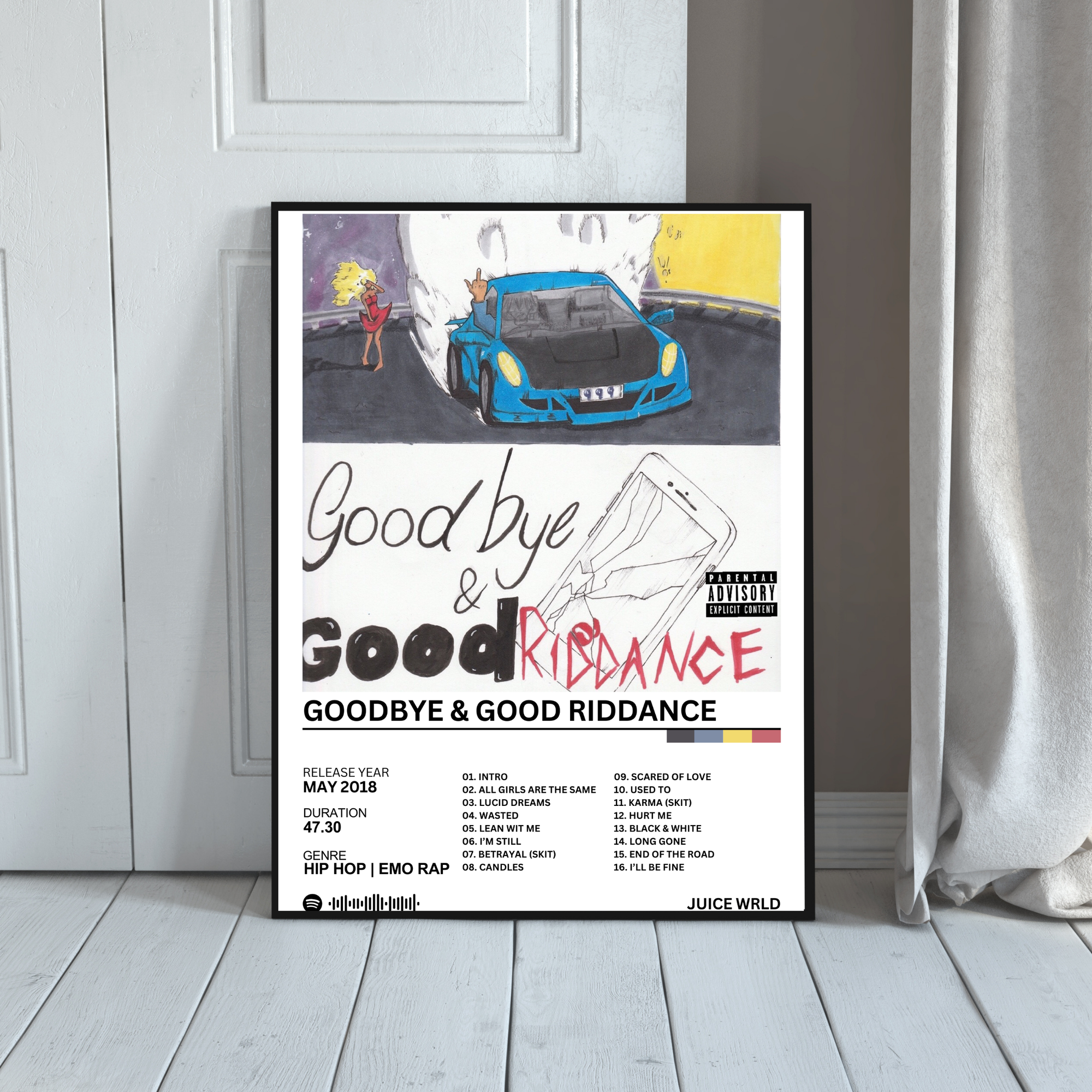 Goodbye & Goodridance - Juice Wrld | PosterStudio Album Collection