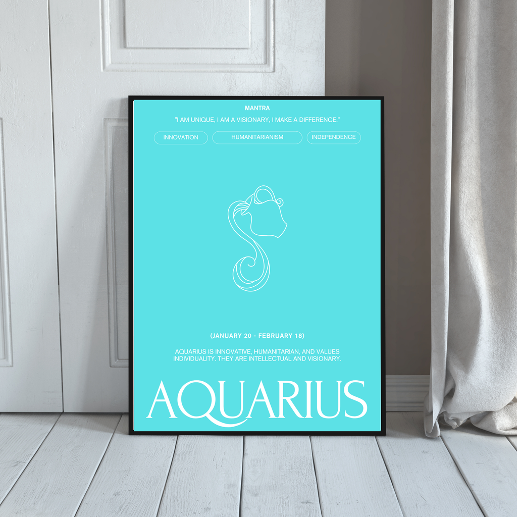 Aquarius | PosterStudio Zodiac Collection