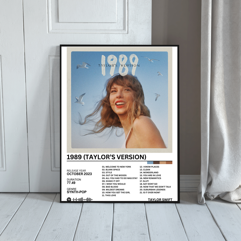 1989 (Taylor's Version) - Taylor Swift | PosterStudio Album Collection