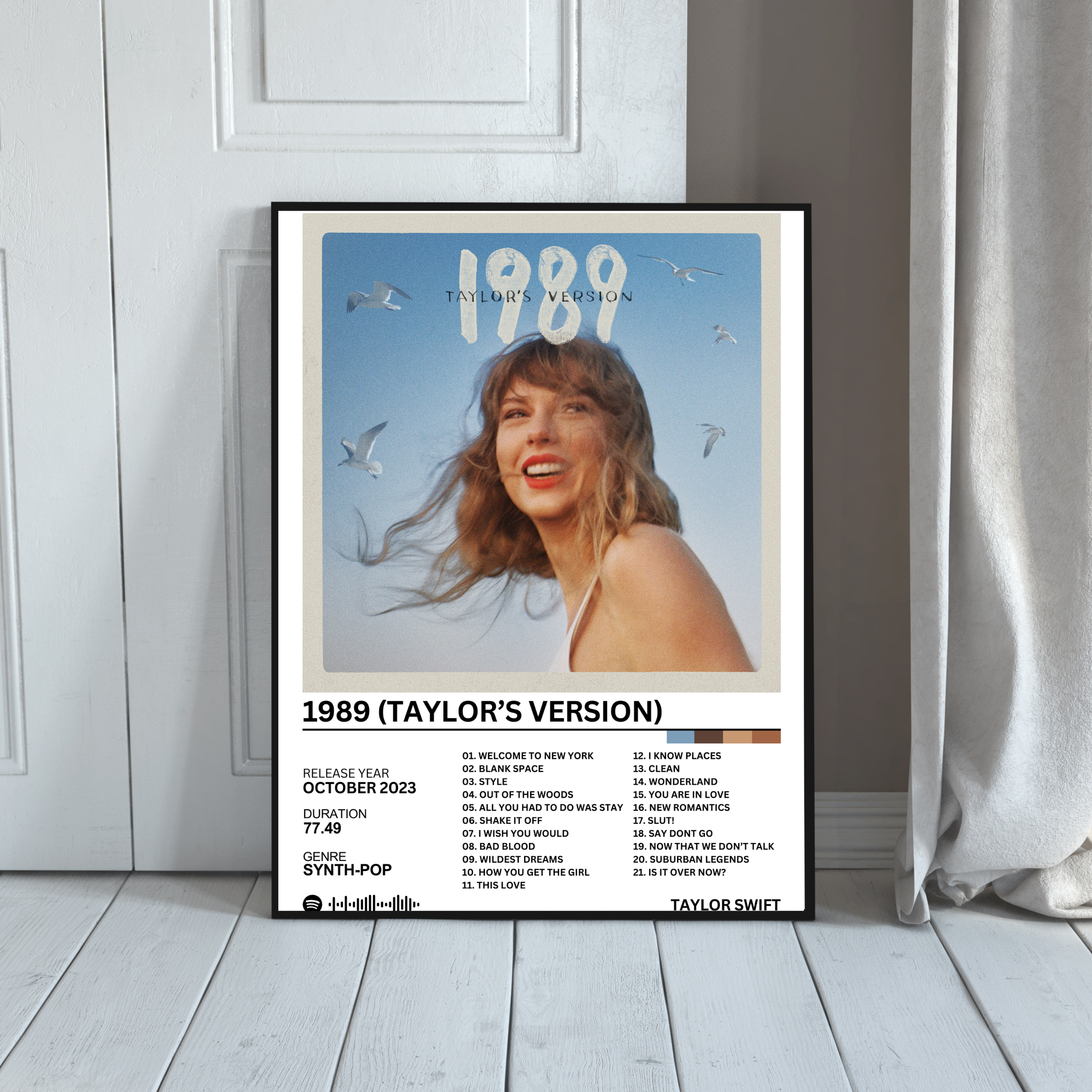 1989 (Taylor's Version) - Taylor Swift | PosterStudio Album Collection