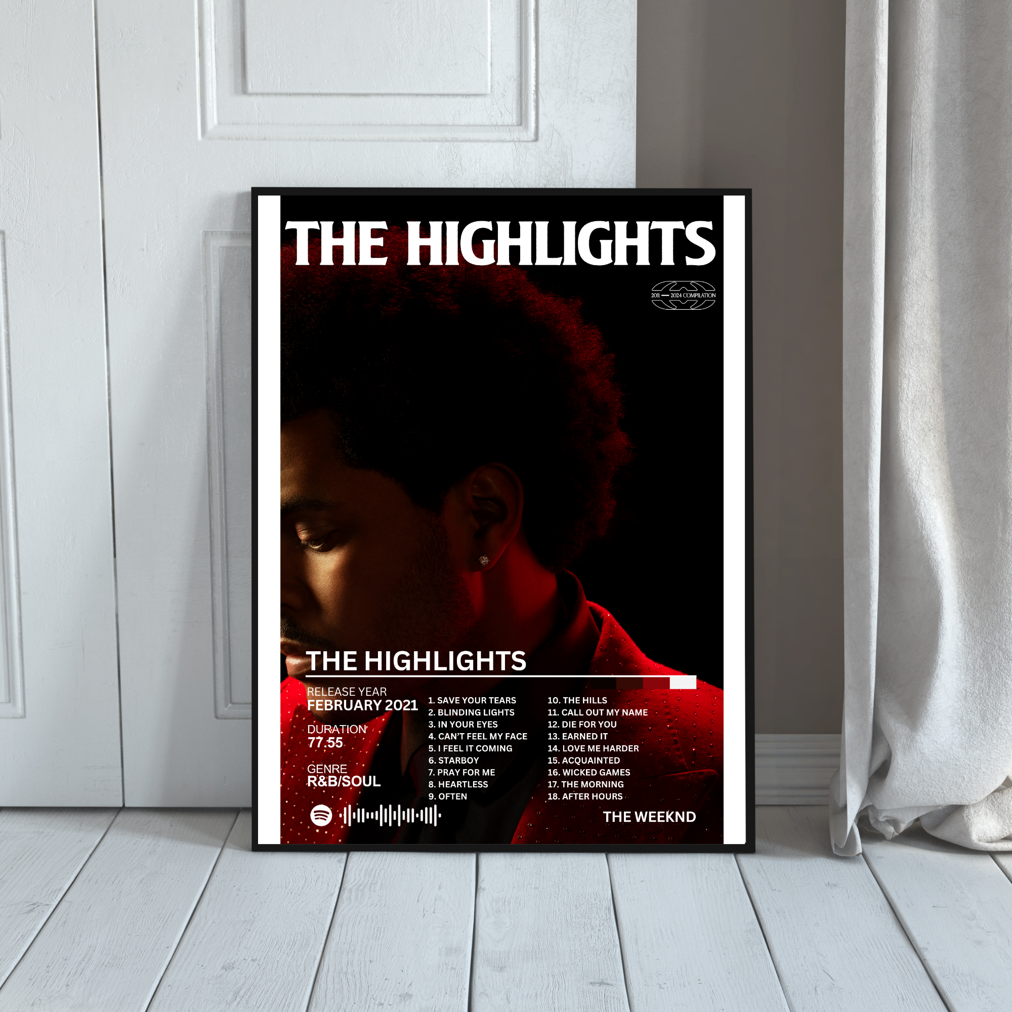 The Highlights - The Weeknd 2 | PosterStudio Album Collection