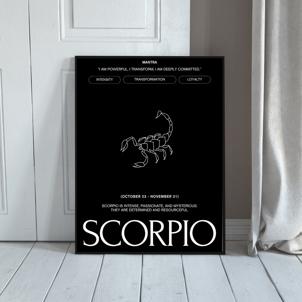 Scorpio | PosterStudio Zodiac Collection
