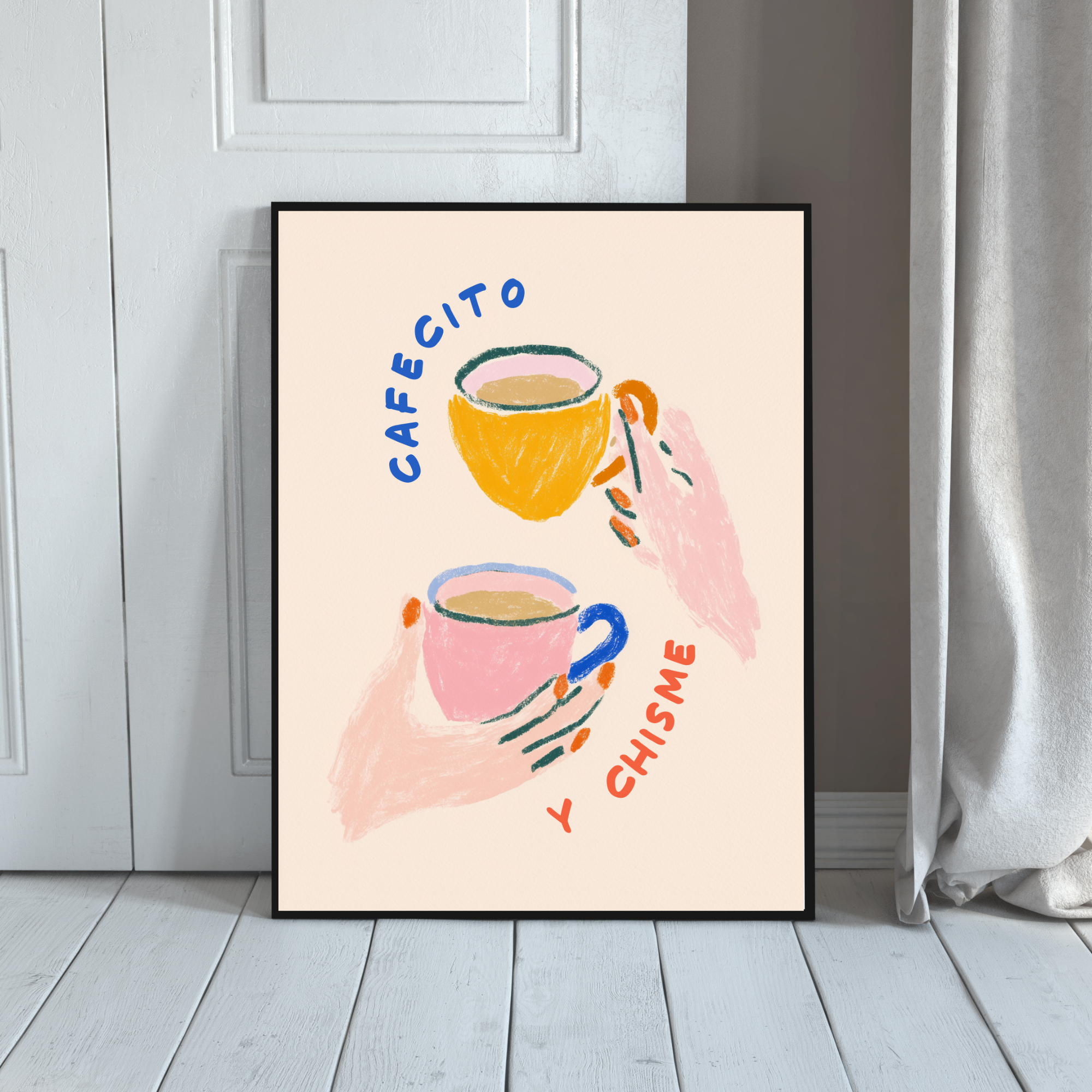 2 Coffee Cups | PosterStudio Dopamine Collection