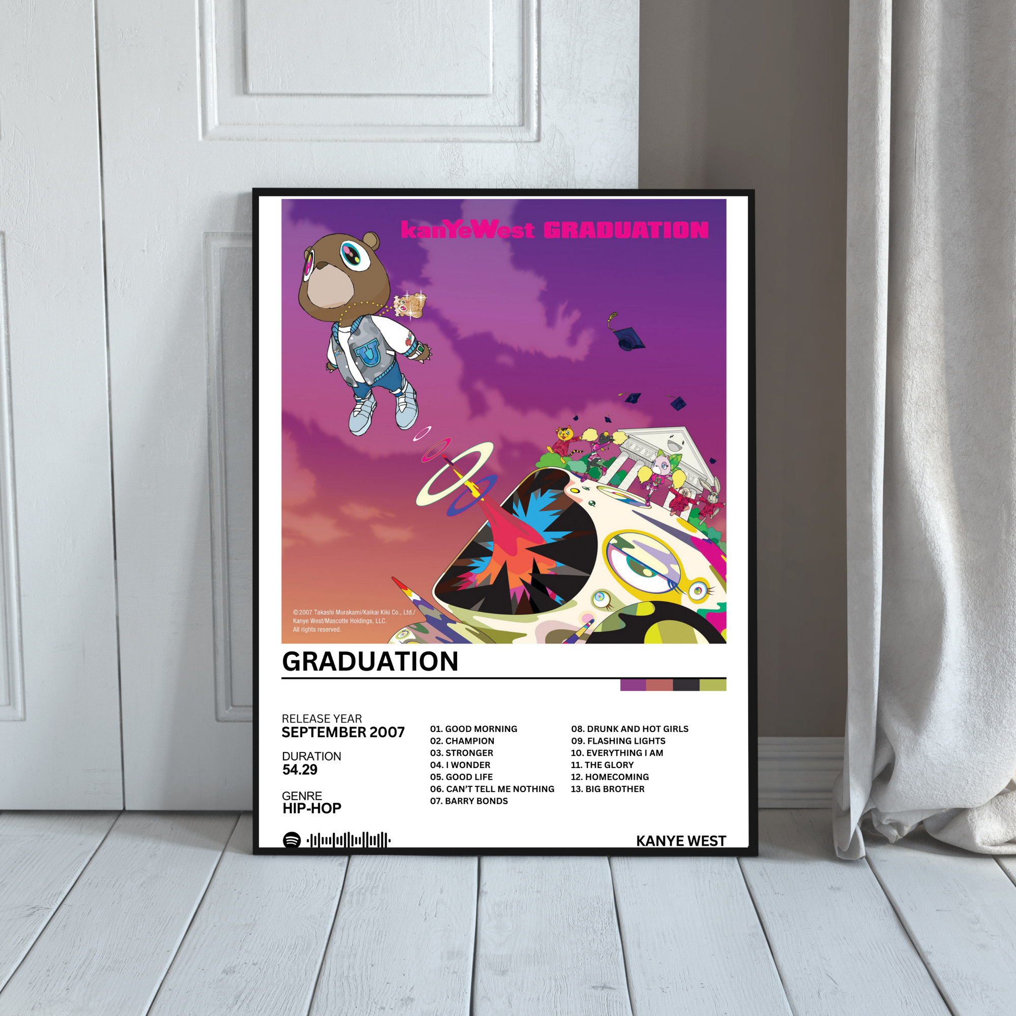 Graduation - Kanye West | PosterStudio Album Collection