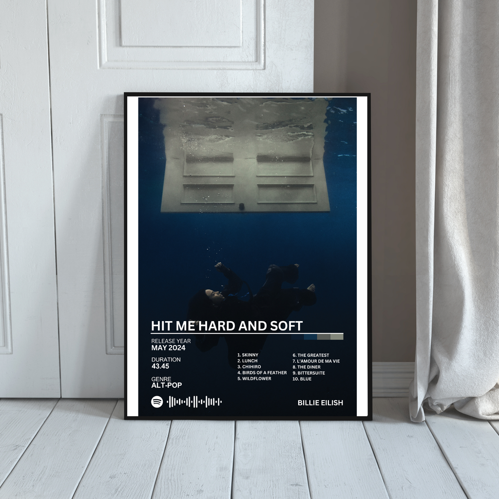 Hit Me Hard and Soft - Billie Eilish 2 | PosterStudio Album Collection