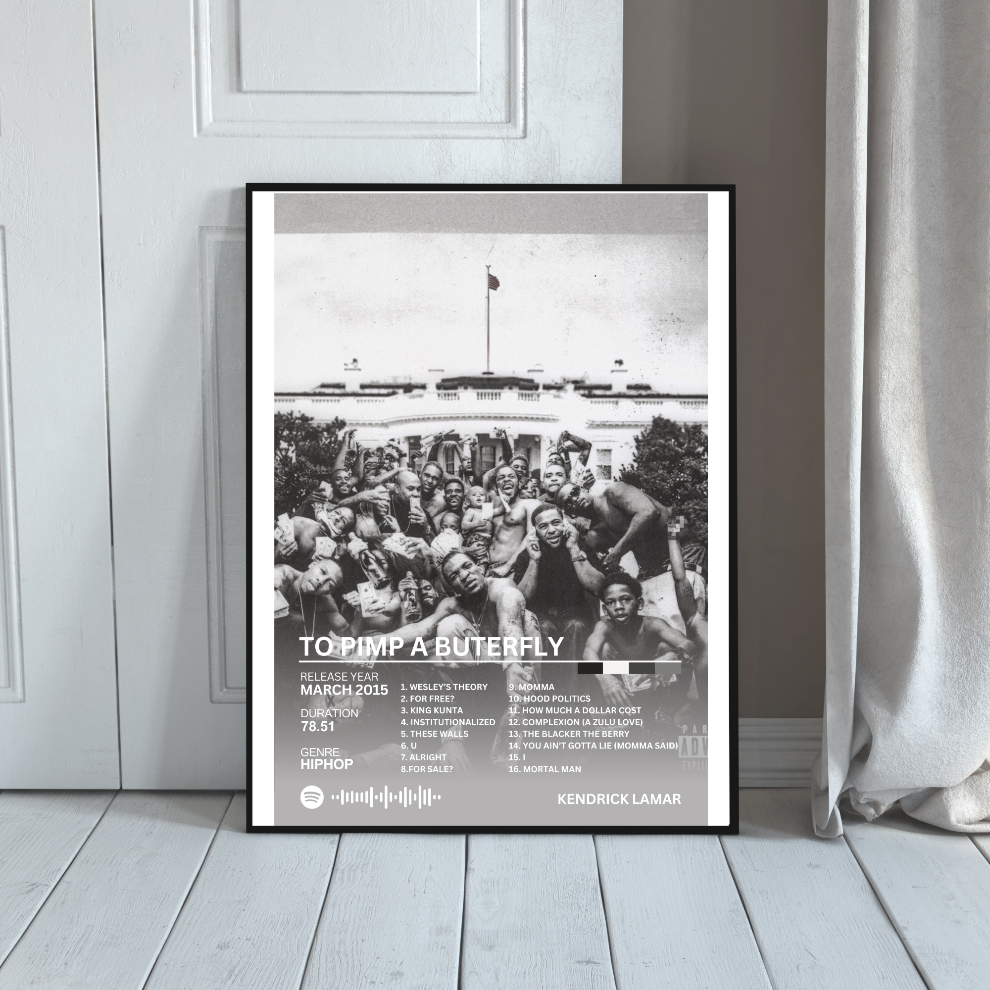 To Pimp a Butterfly - Kendrick Lamar 2 | PosterStudio Album Collection