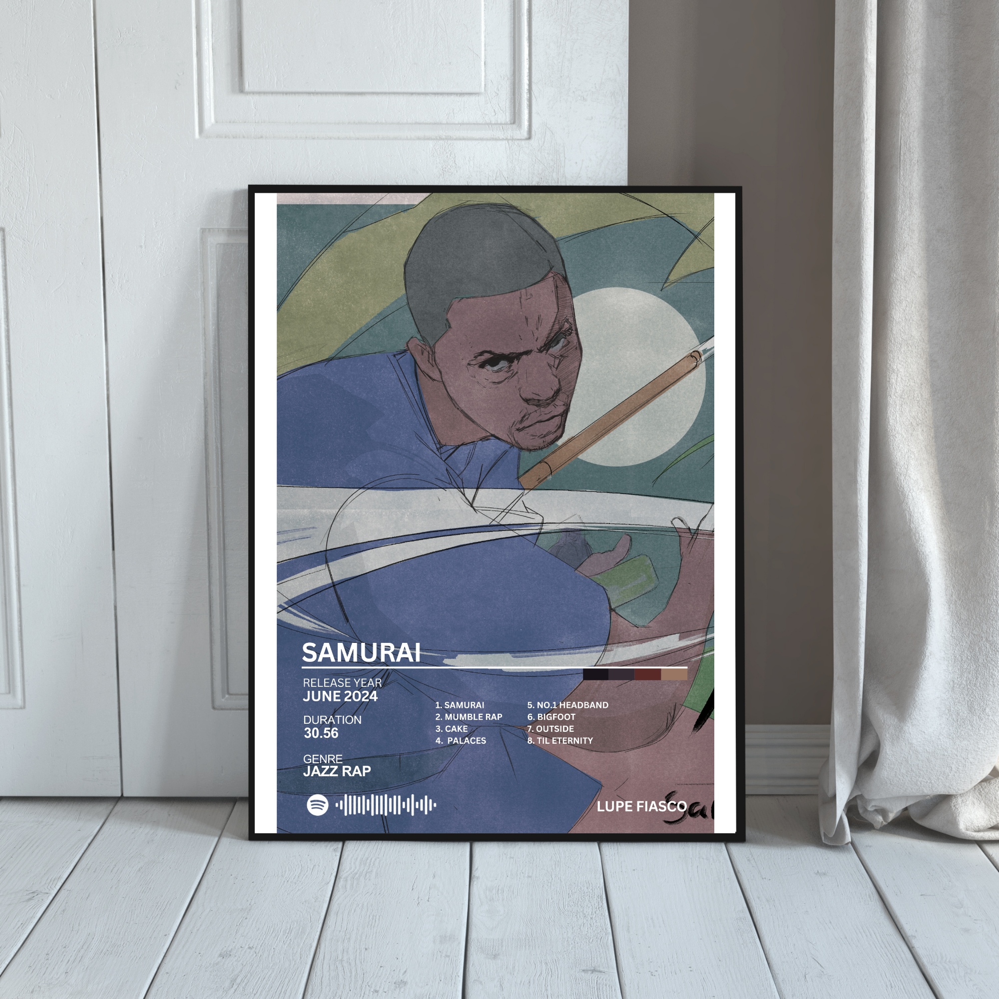 Samurai - Lupe Fiasco 2 | PosterStudio Album Collection