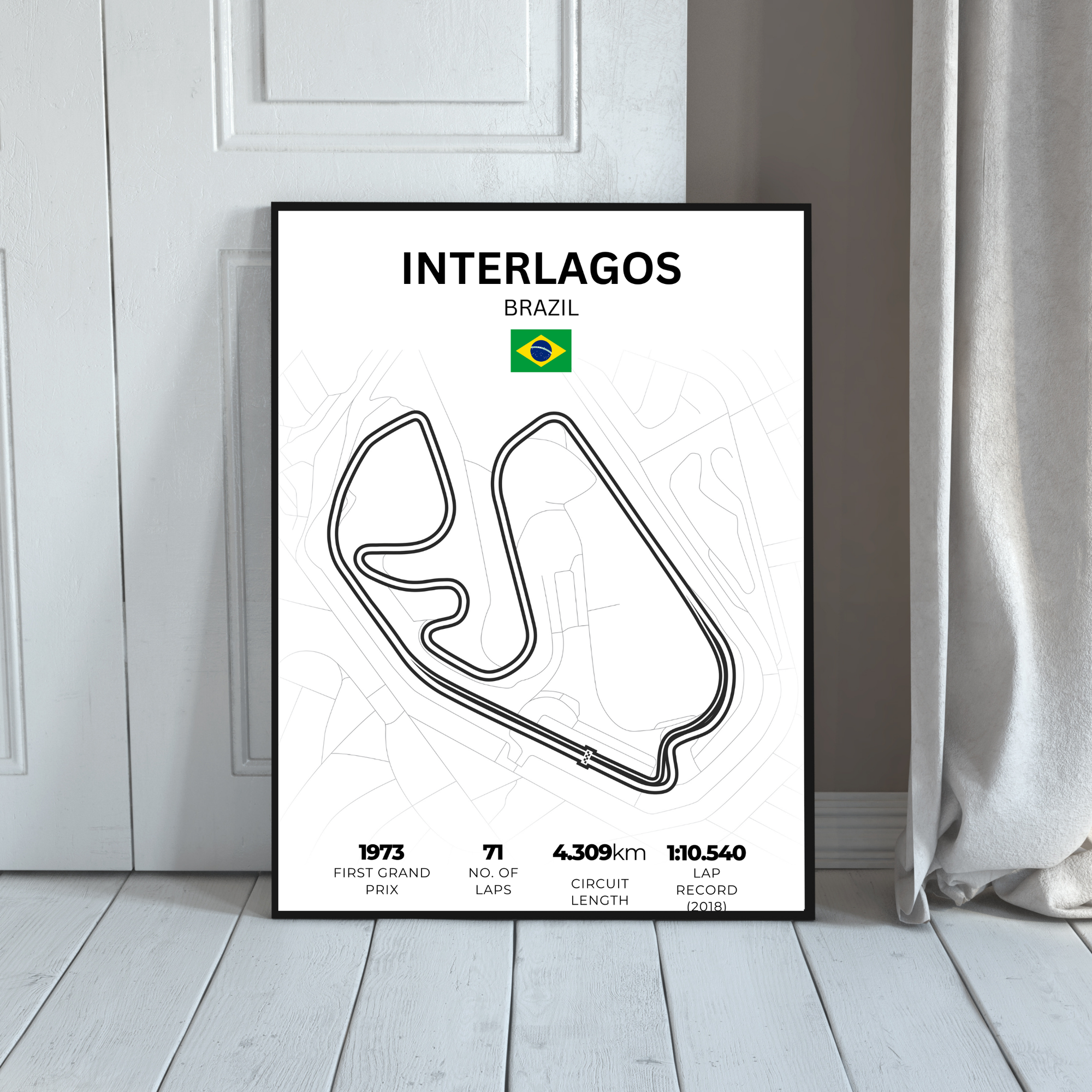 Interlagos | PosterStudio Formula One Collection