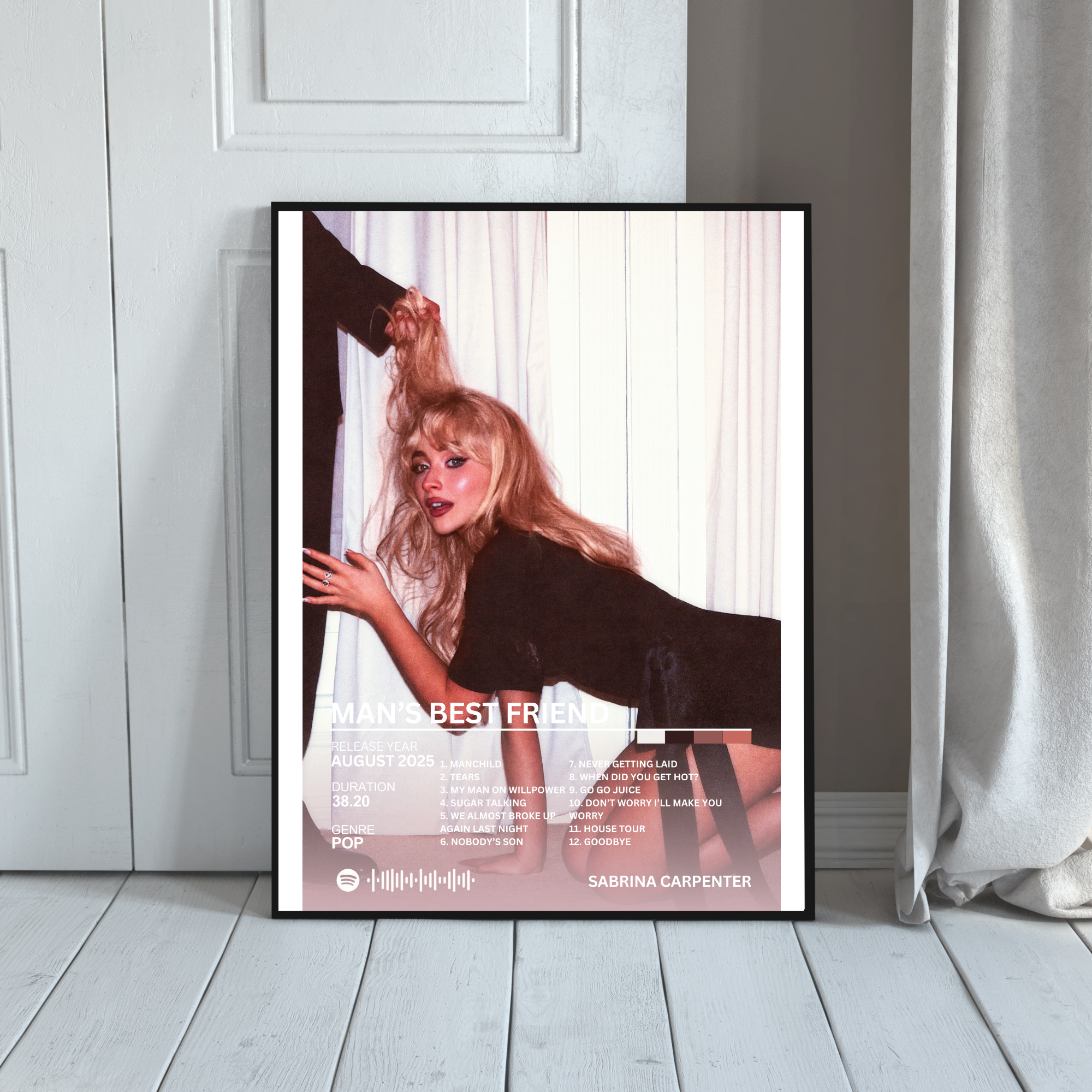Man's Best Friend - Sabrina Carpenter 2 | PosterStudio Album Collection