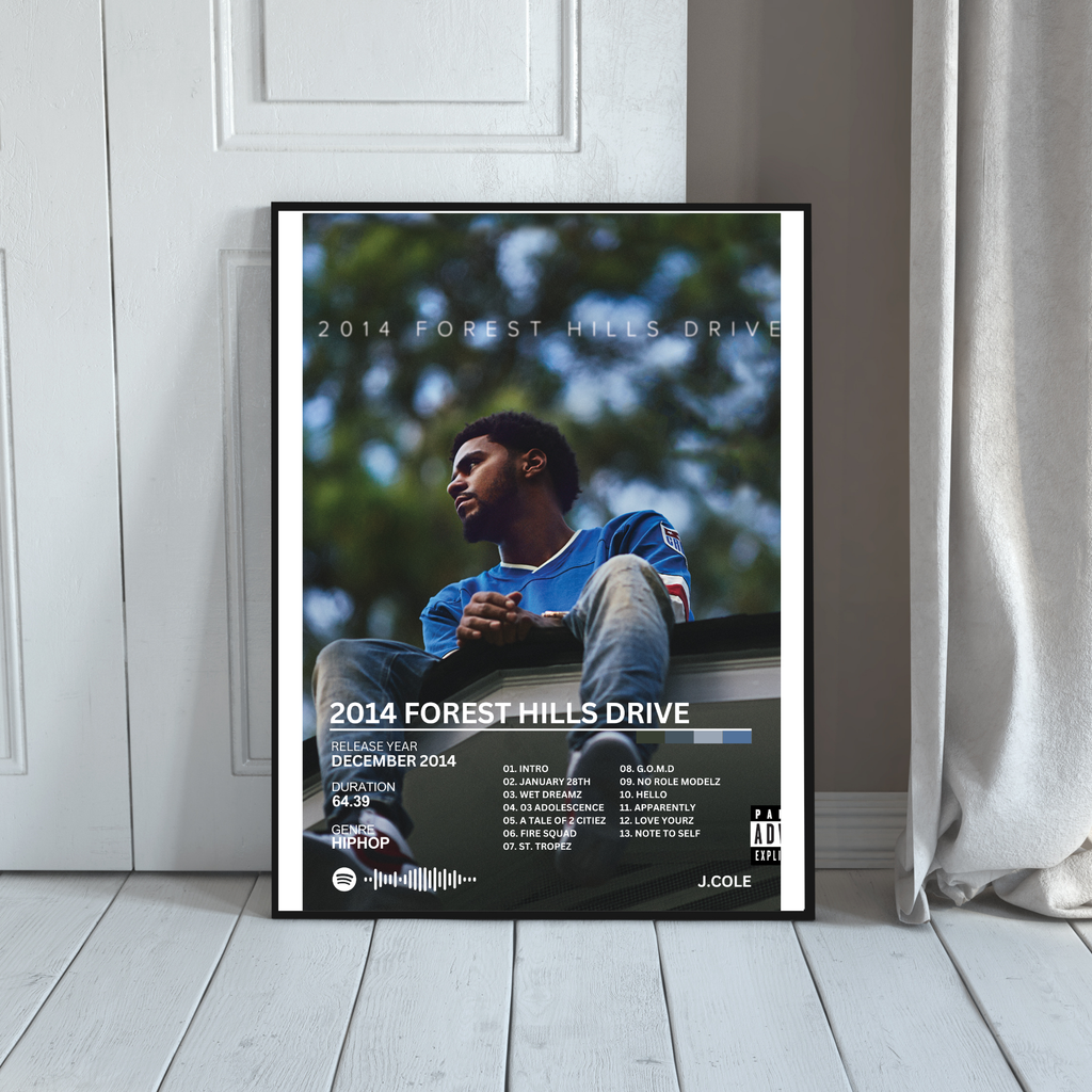 2014 Forest Hills Drive - J.Cole 2 | PosterStudio Album Collection
