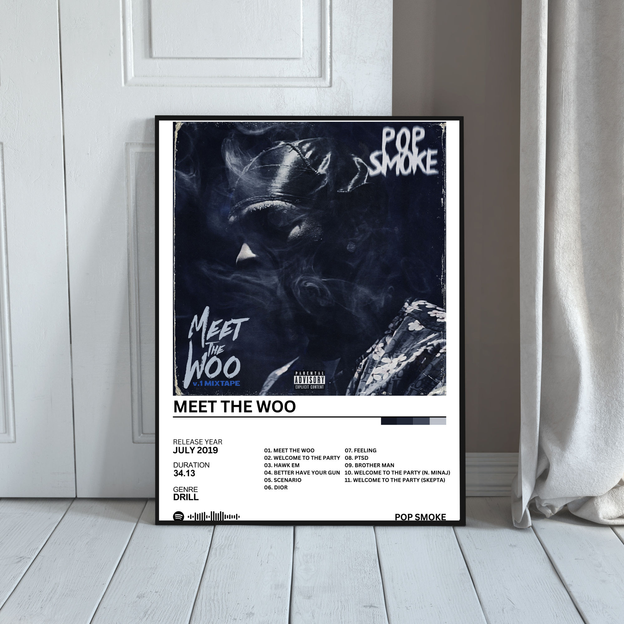 Meet the Woo - Pop Smoke | PosterStudio Album Collection