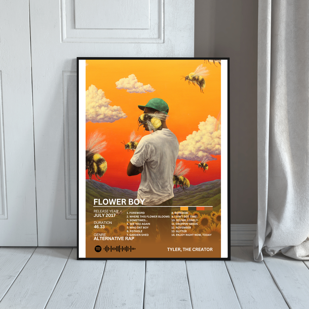 Flower Boy - Tyler, The Creator 2 | PosterStudio Album Collection