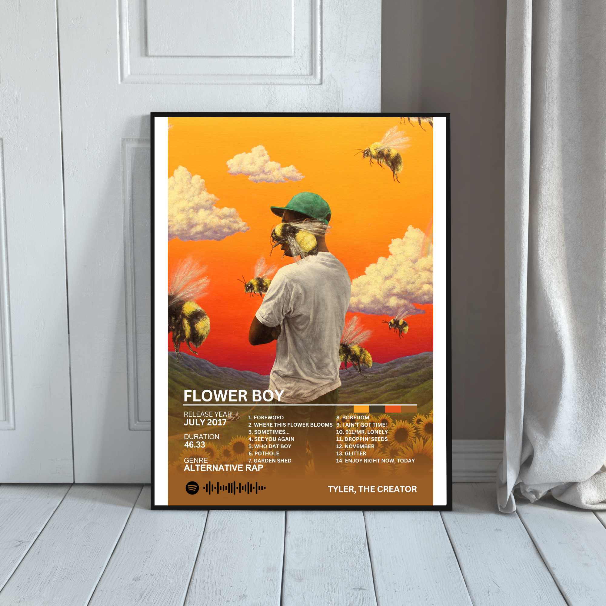Flower Boy - Tyler, The Creator 2 | PosterStudio Album Collection