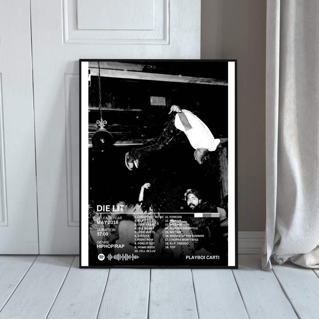 Die Lit - Playboi Carti 2 | PosterStudio Album Collection