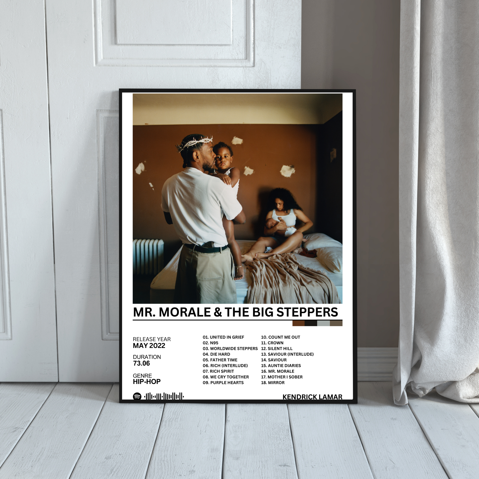 Mr. Morale & the Big Steppers - Kendrick Lamar | PosterStudio Album Collection