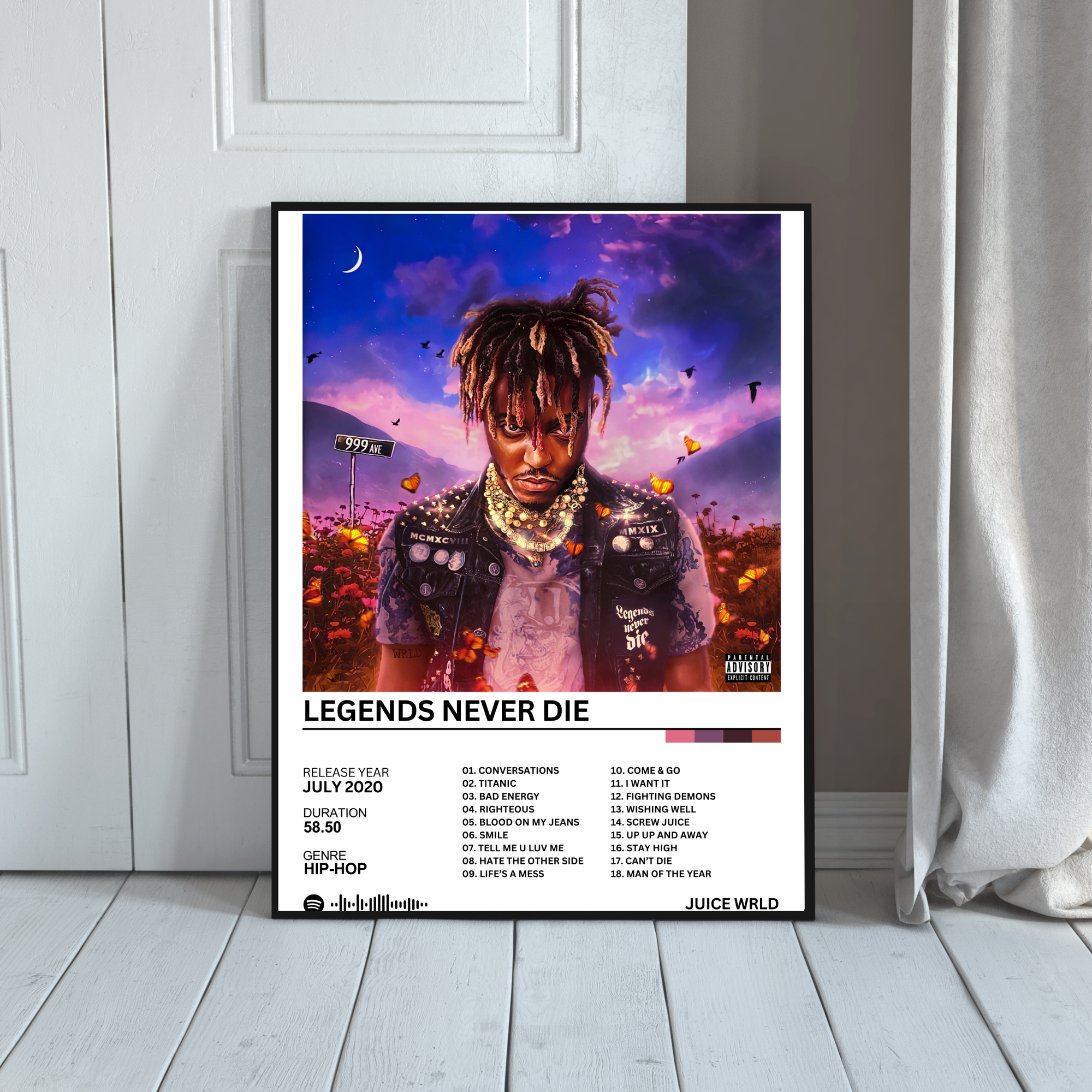 Legends Never Die - Juice Wrld | PosterStudio Album Collection
