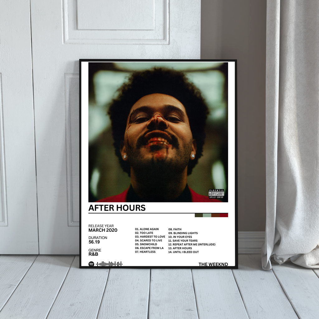 After Hours - The Weeknd | PosterStudio Album Collection