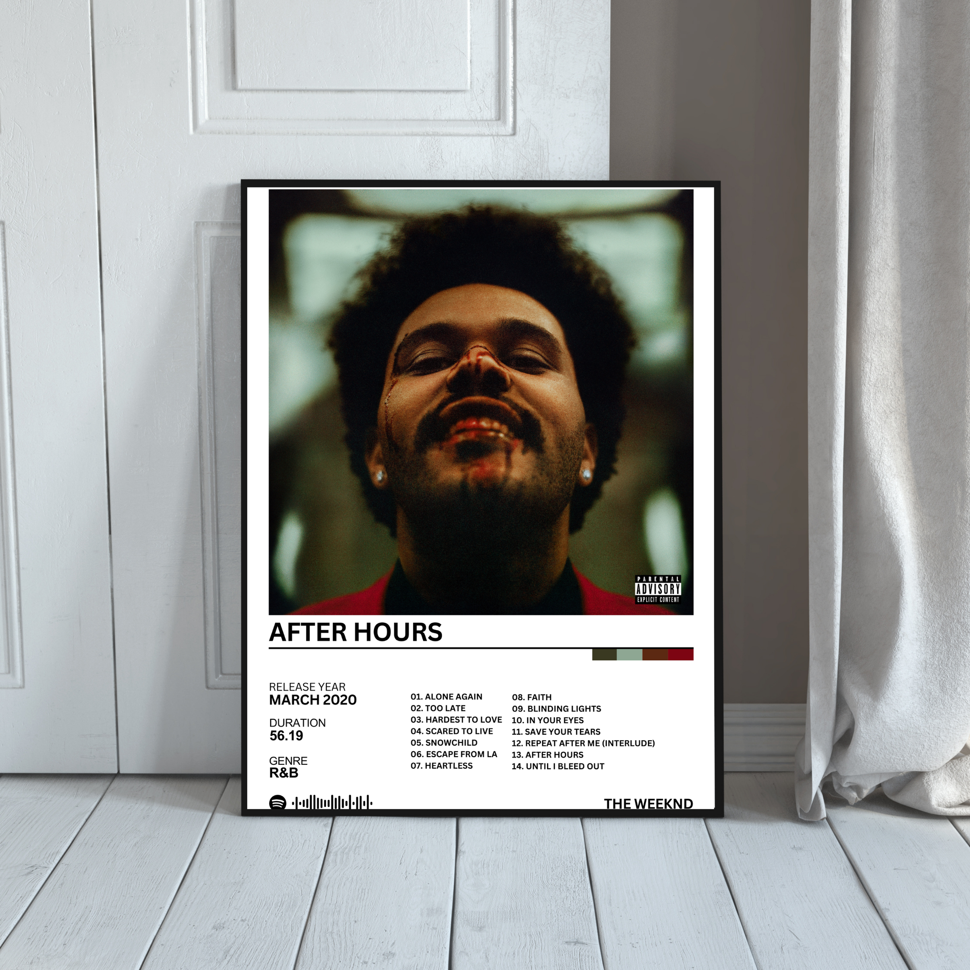 After Hours - The Weeknd | PosterStudio Album Collection
