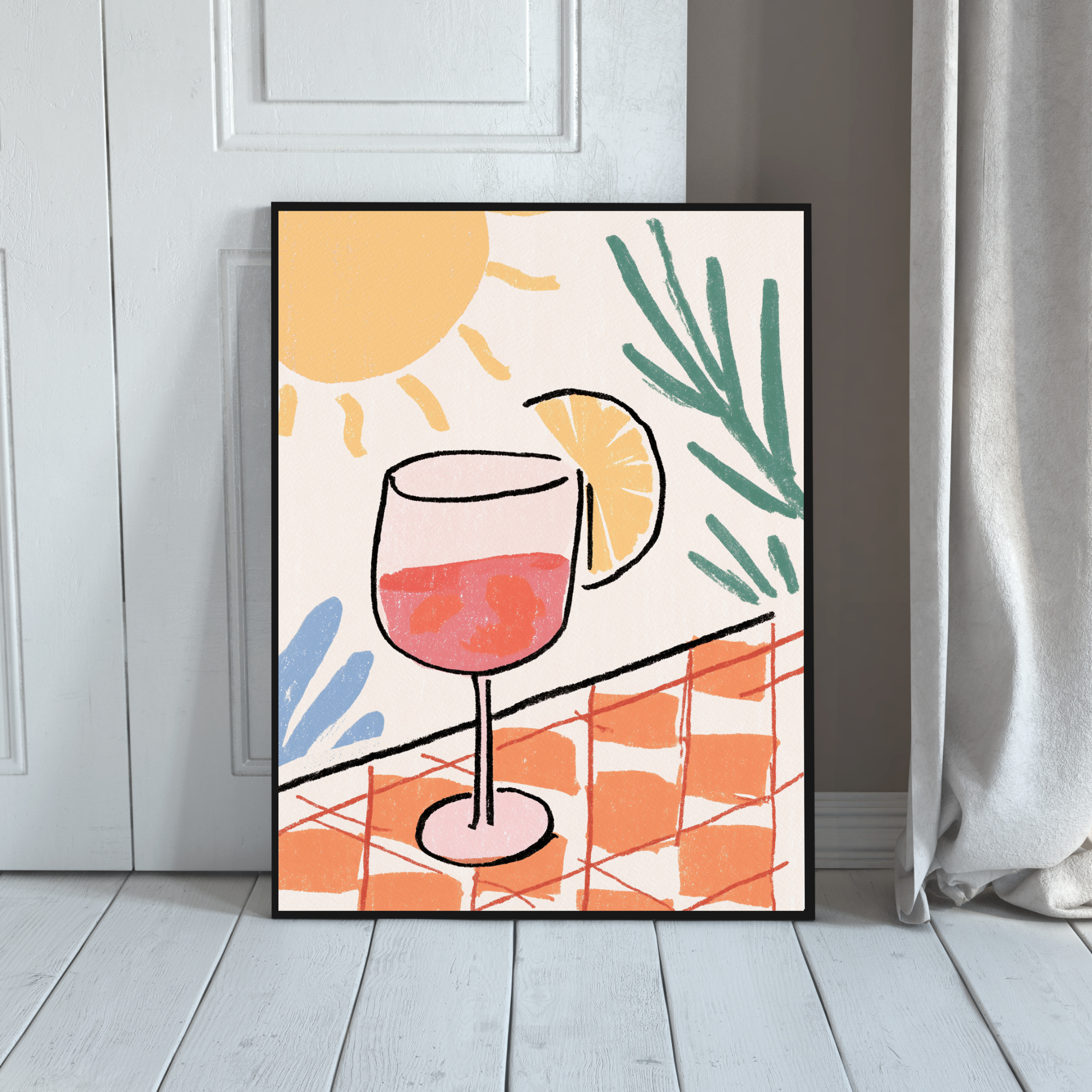 Lemon Drink | PosterStudio Dopamine Collection