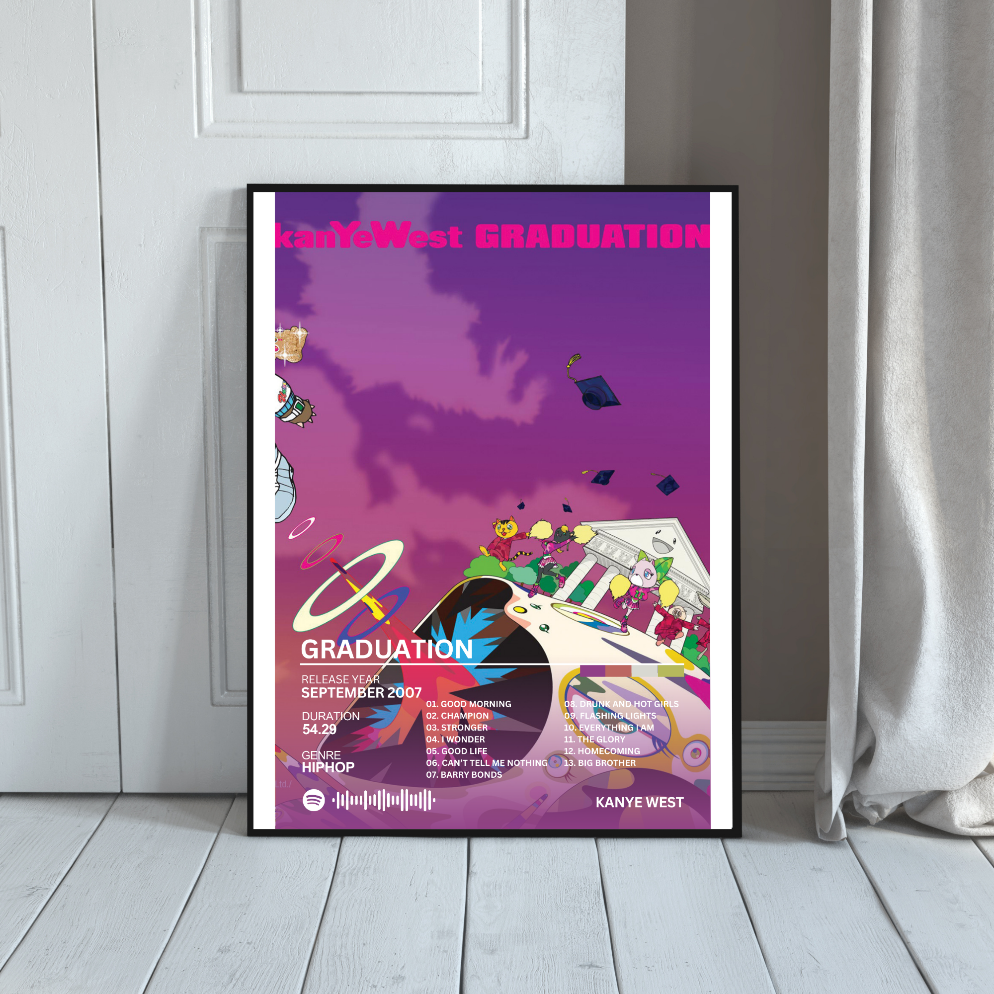 Graduation - Kanye West 2 | PosterStudio Album Collection