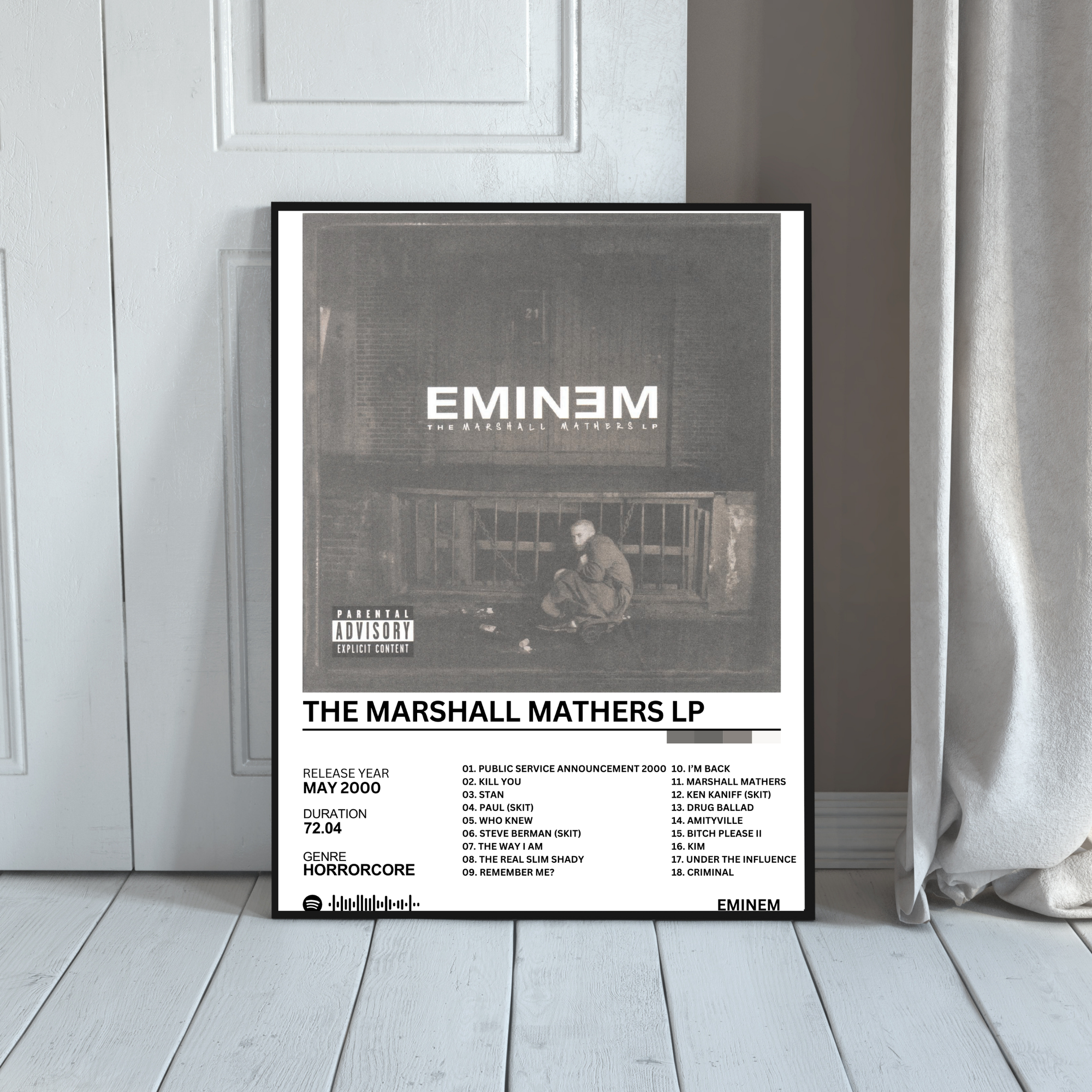 The Marshall Mathers EP- Eminem | PosterStudio Album Collection