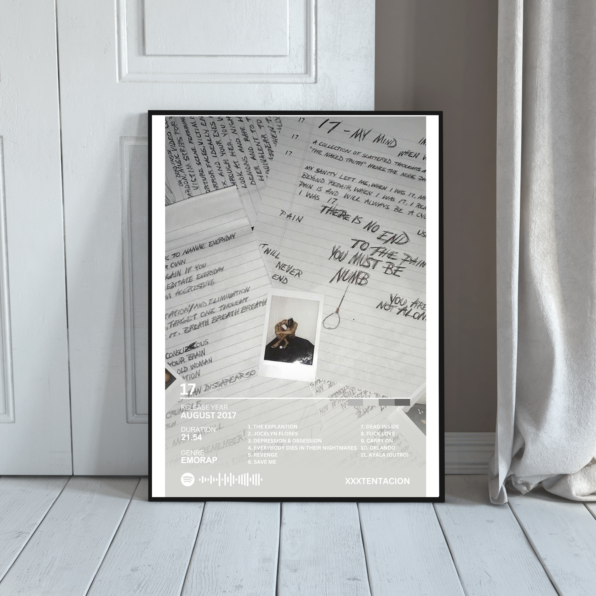 17 - xxxtentacion 2 | PosterStudio Album Collection
