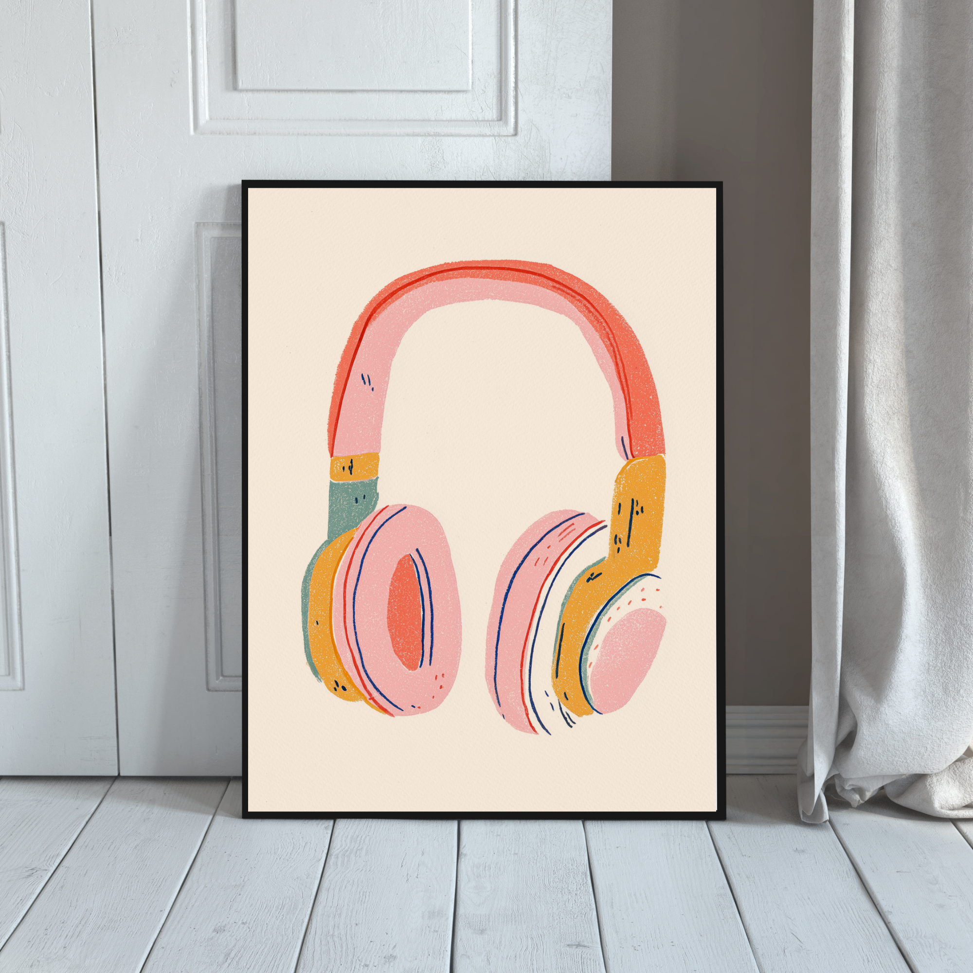Headphones | PosterStudio Dopamine Collection