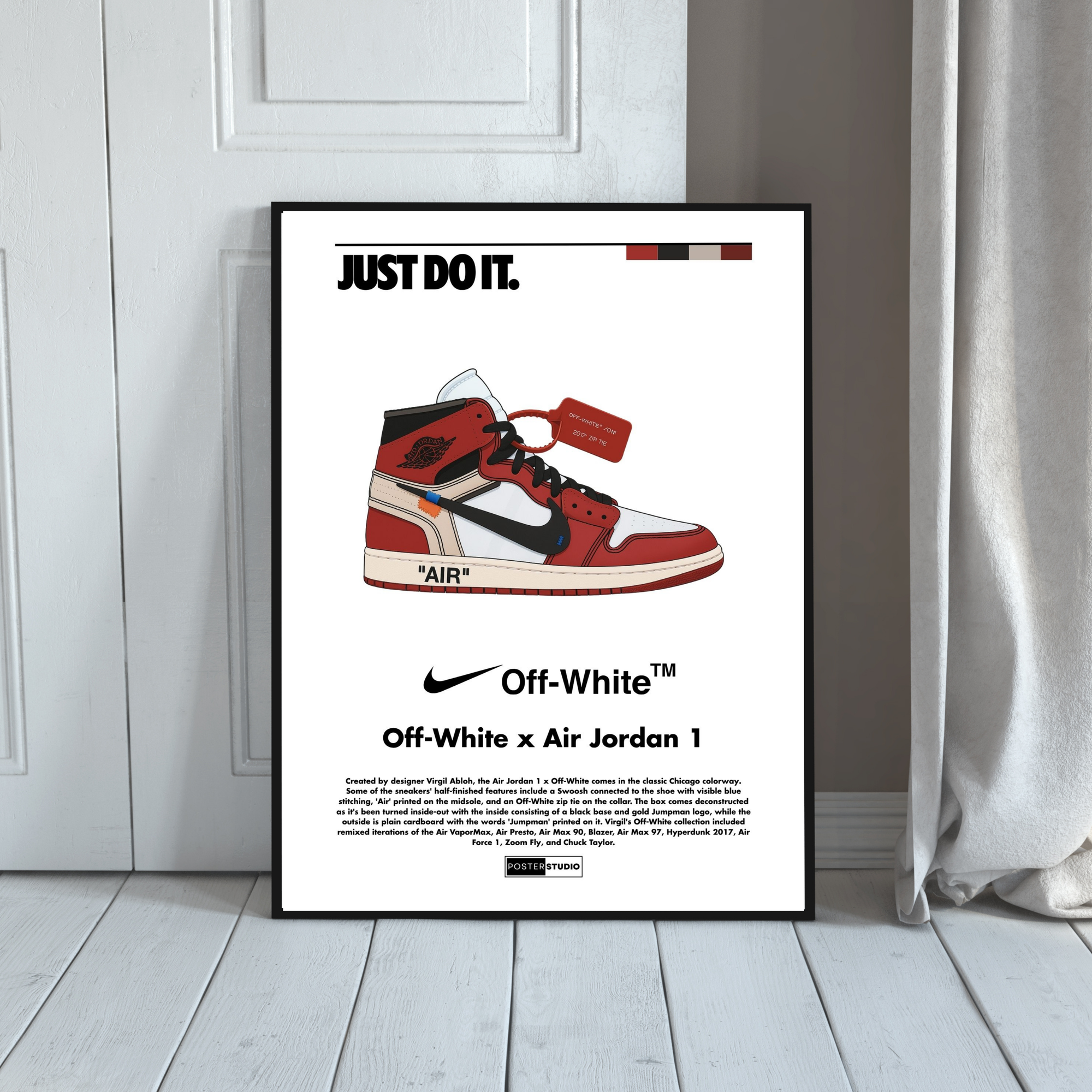 Nike x Off-White 'Air Jordan 1' | PosterStudio Sneaker Collection