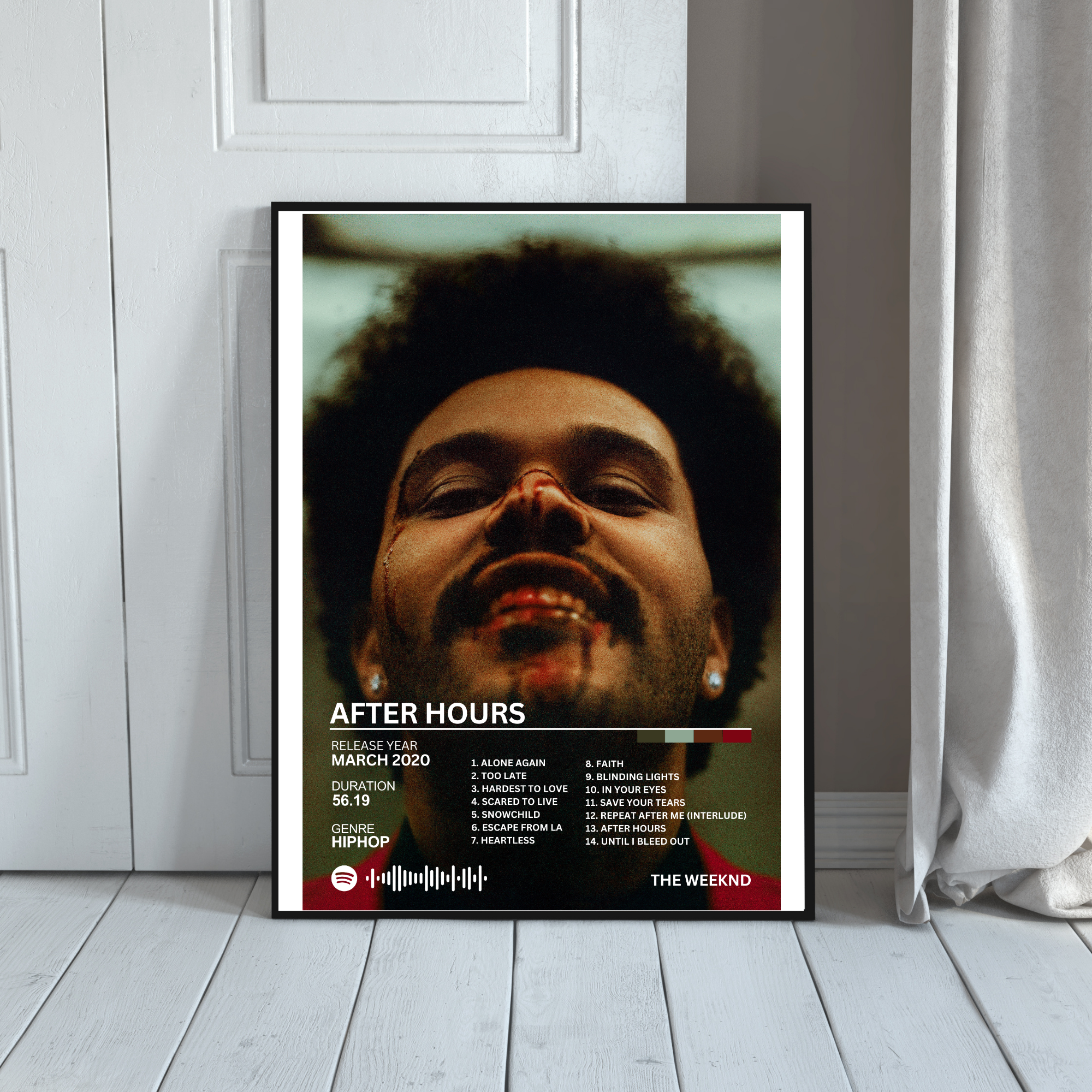 After Hours - The Weeknd 2 | PosterStudio Album Collection
