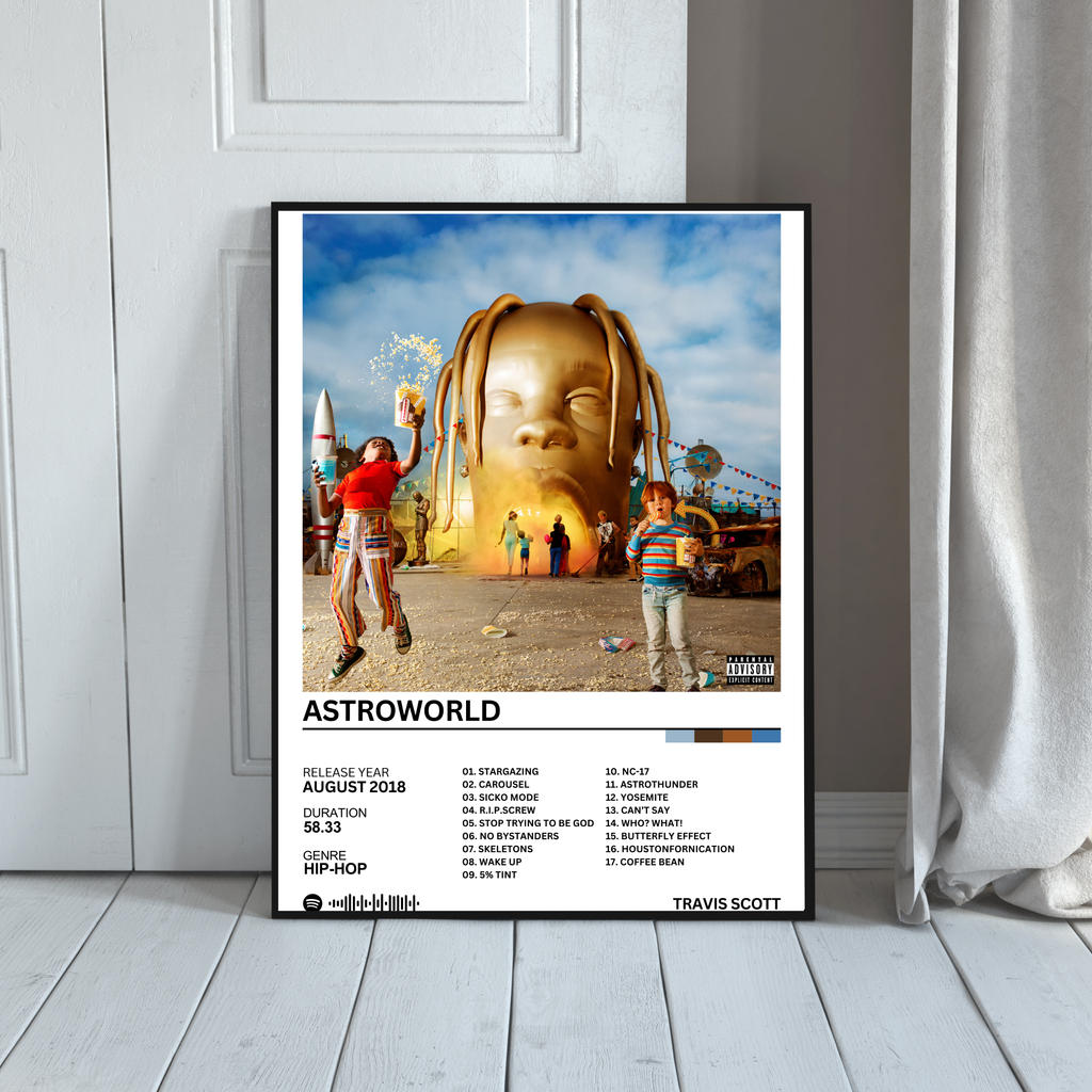 Astroworld - Travis Scott | PosterStudio Album Collection