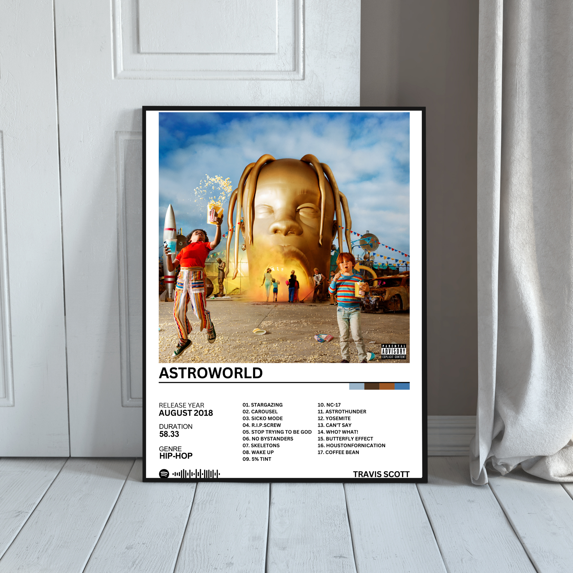 Astroworld - Travis Scott | PosterStudio Album Collection