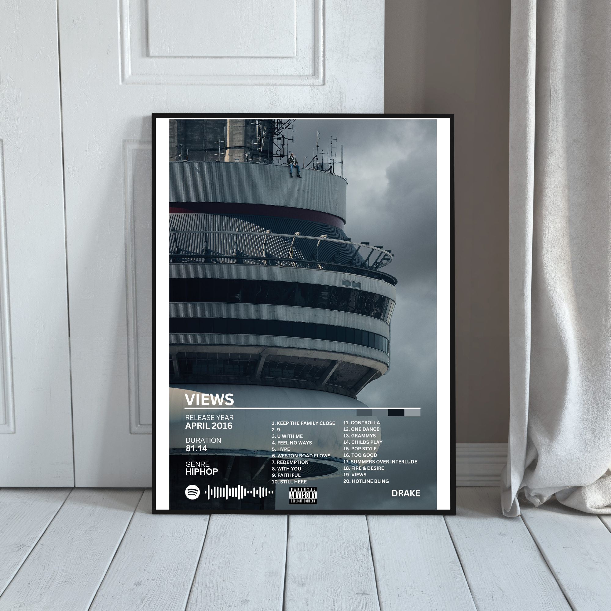 Views - Drake 2 | PosterStudio Album Collection
